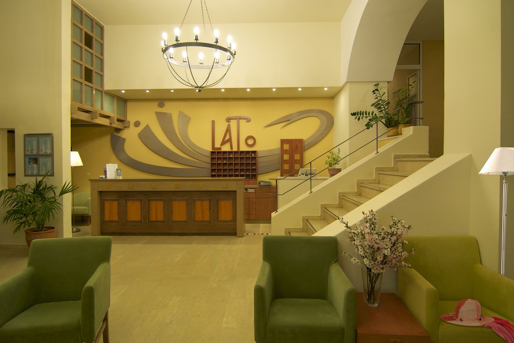 Lobby at Lato Hotel, AGIOS NIKOLAOS