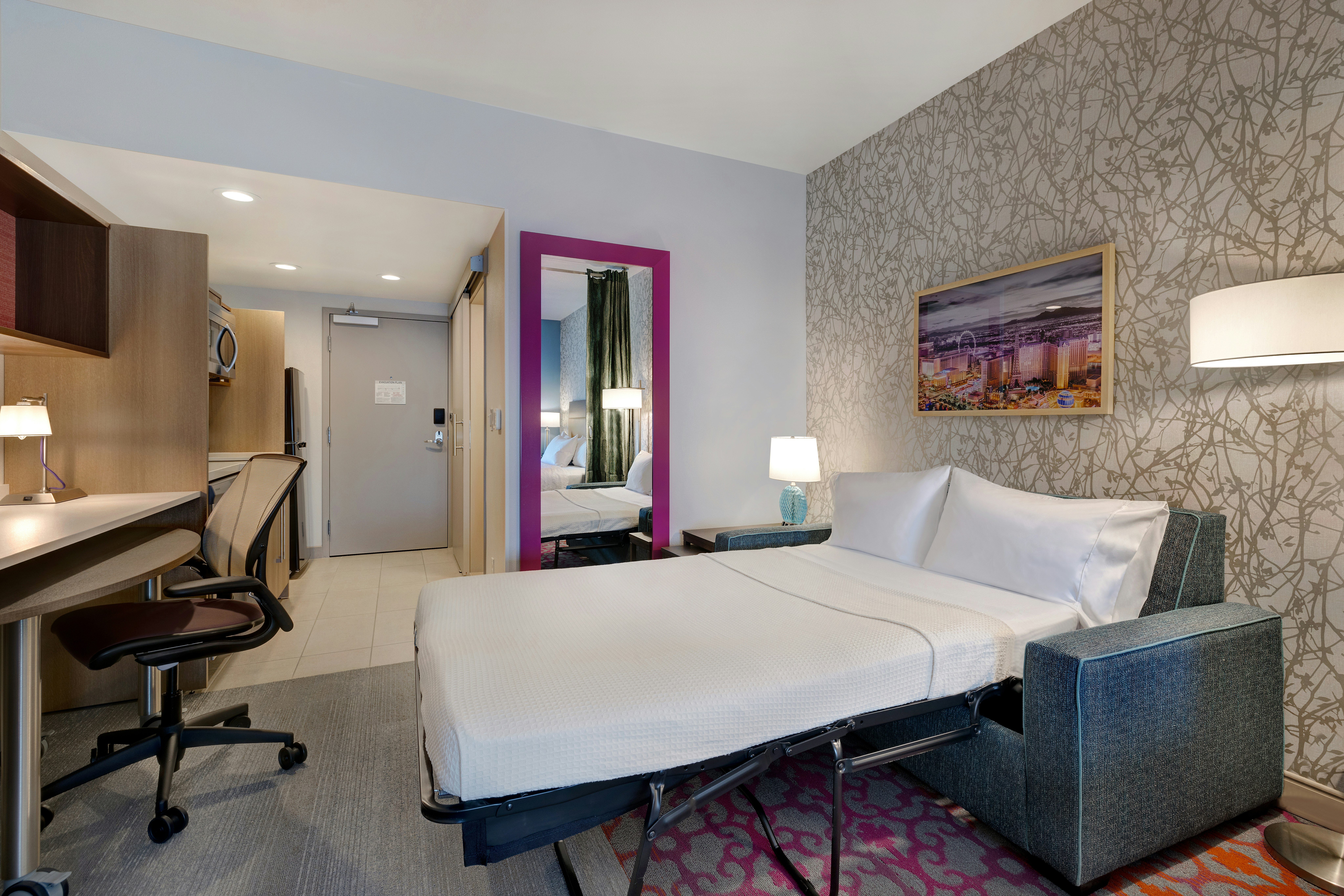 جناح استوديو بسرير كينج، Home2 Suites by Hilton Las Vegas I-215 Curve 2/3