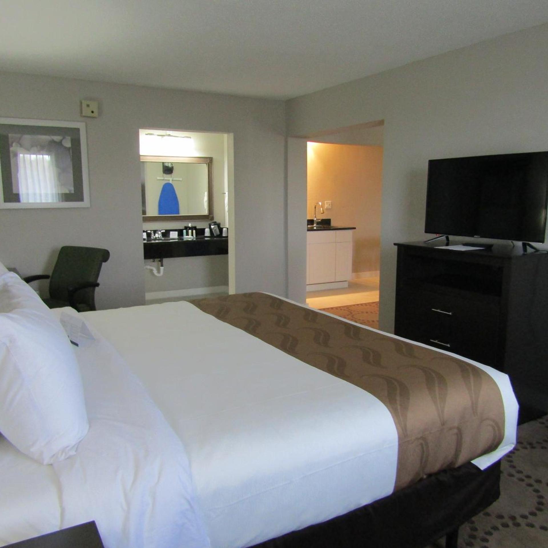 Efficiency, Suite, King Bed, Sofa