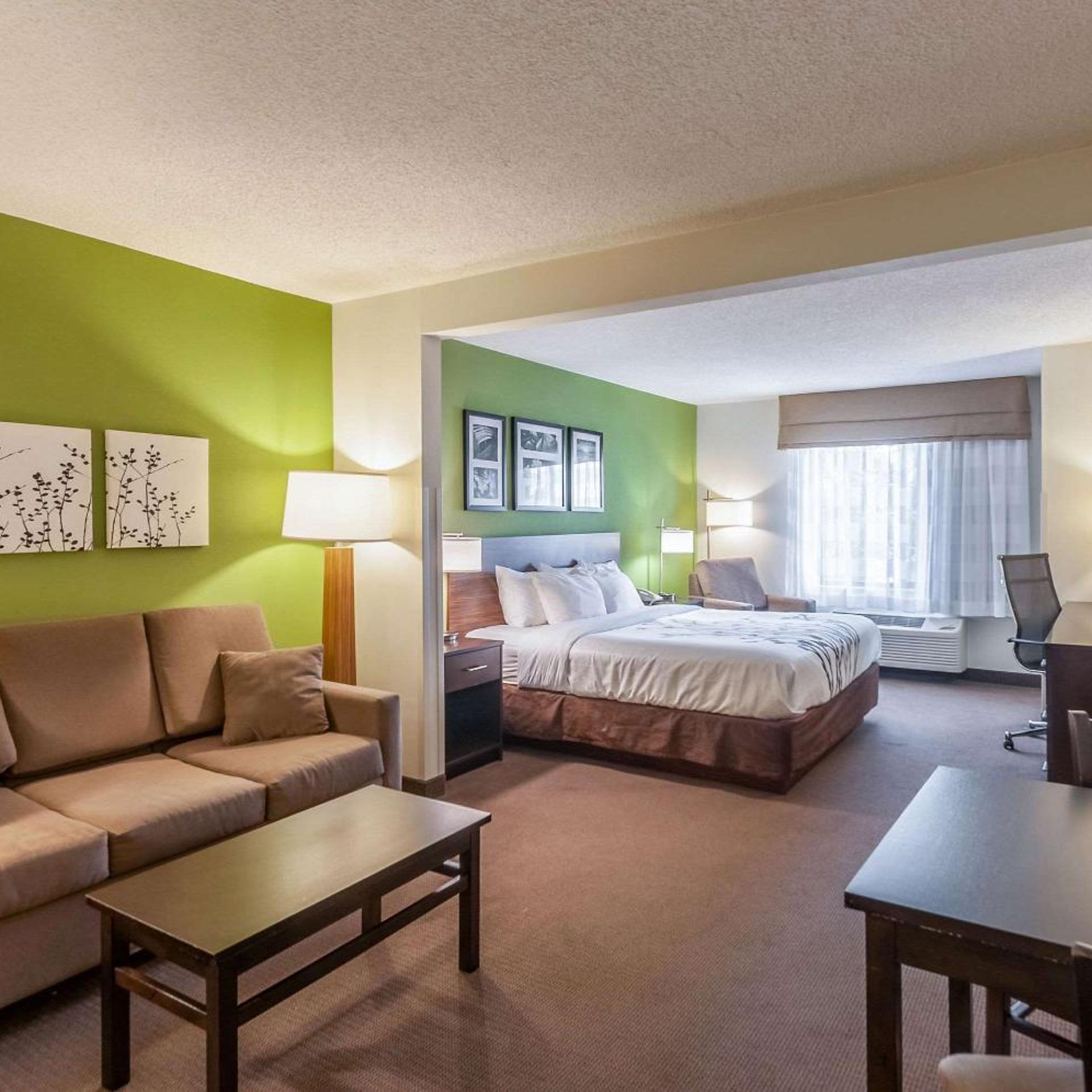 جناح بسرير كينج، Sleep Inn and Suites Harrisonburg Near University 4/5