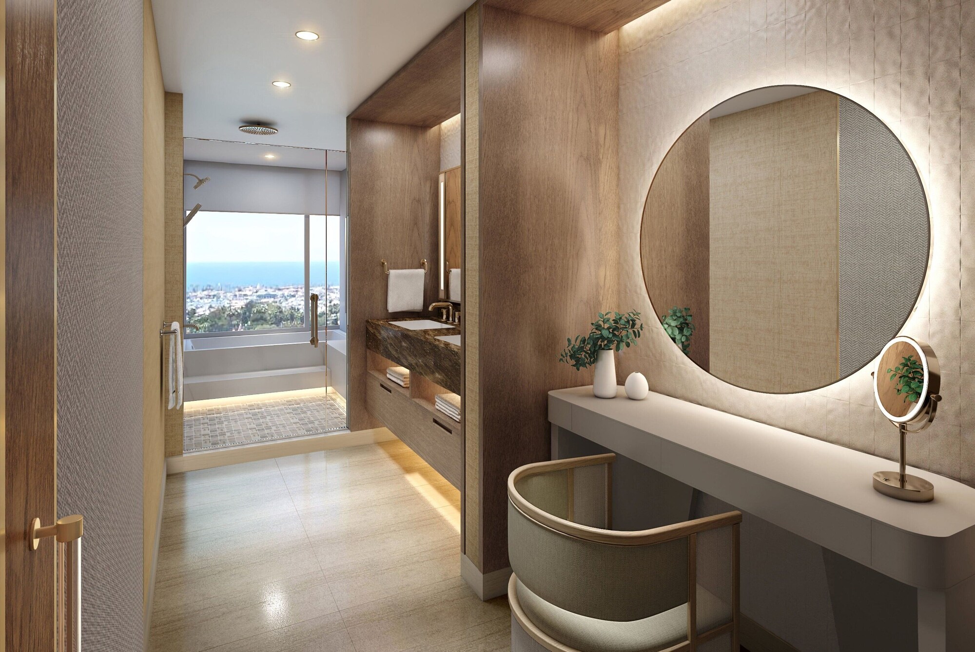 Retreat, Guest Room, King Bed, Partial Ocean View، VEA Newport Beach, A Marriott Resort & Spa 4/4