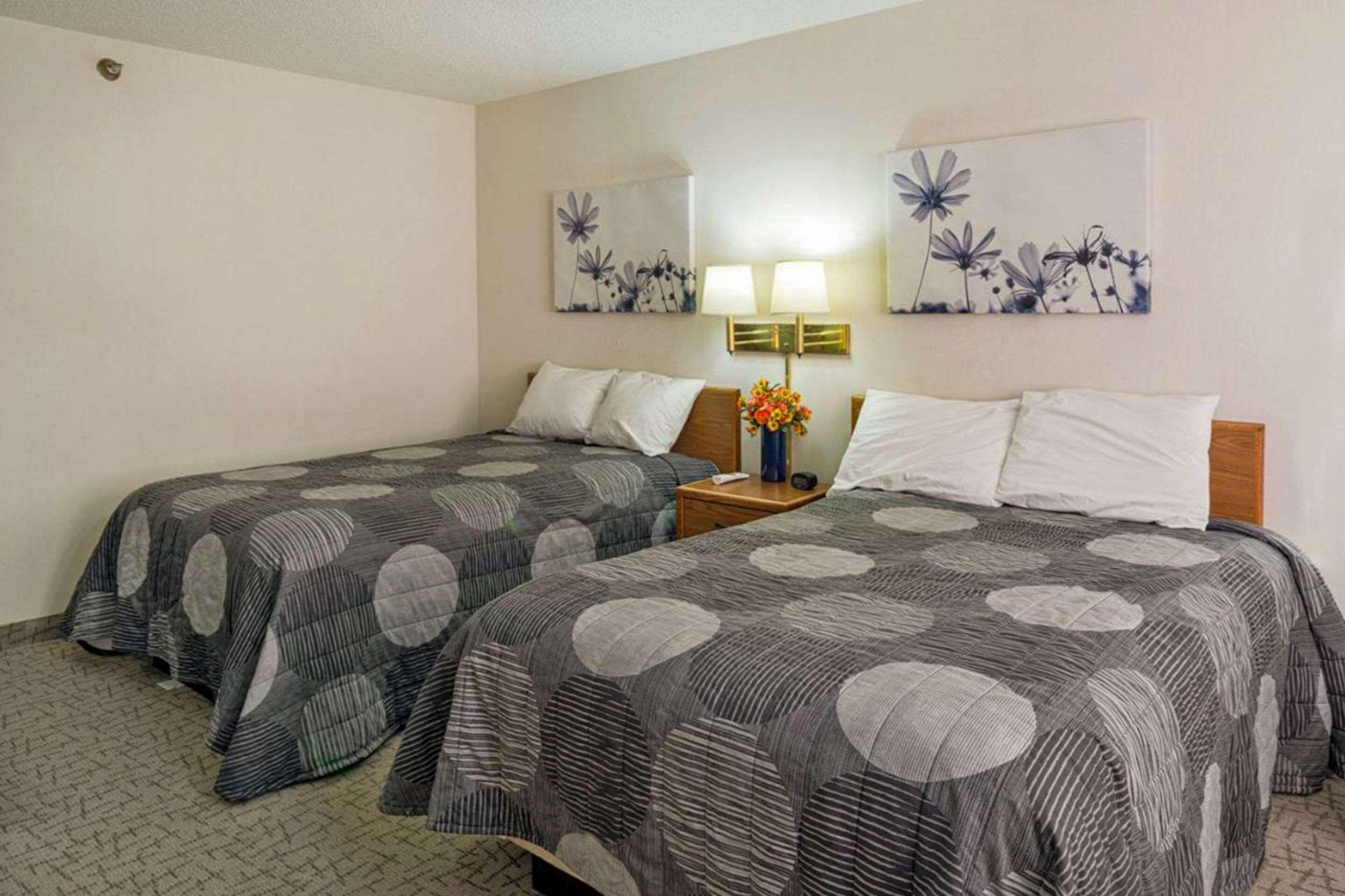 2 Queen Beds - Non-Smoking, Micfridge