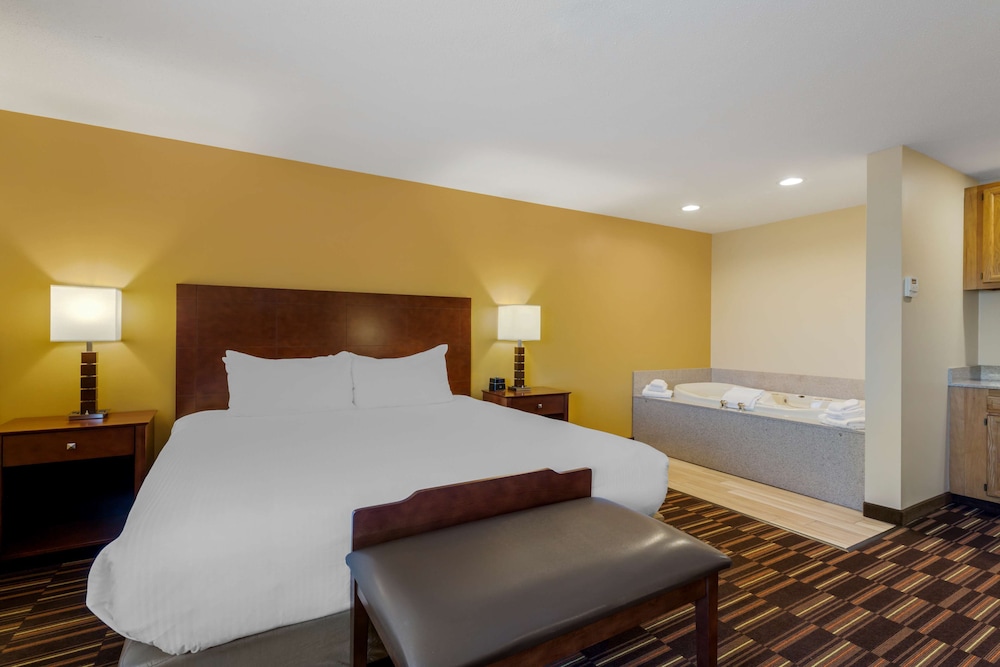 غرفة قياسية بسرير كينج بحوض جاكوزي، Best Western Falcon Plaza 3/4