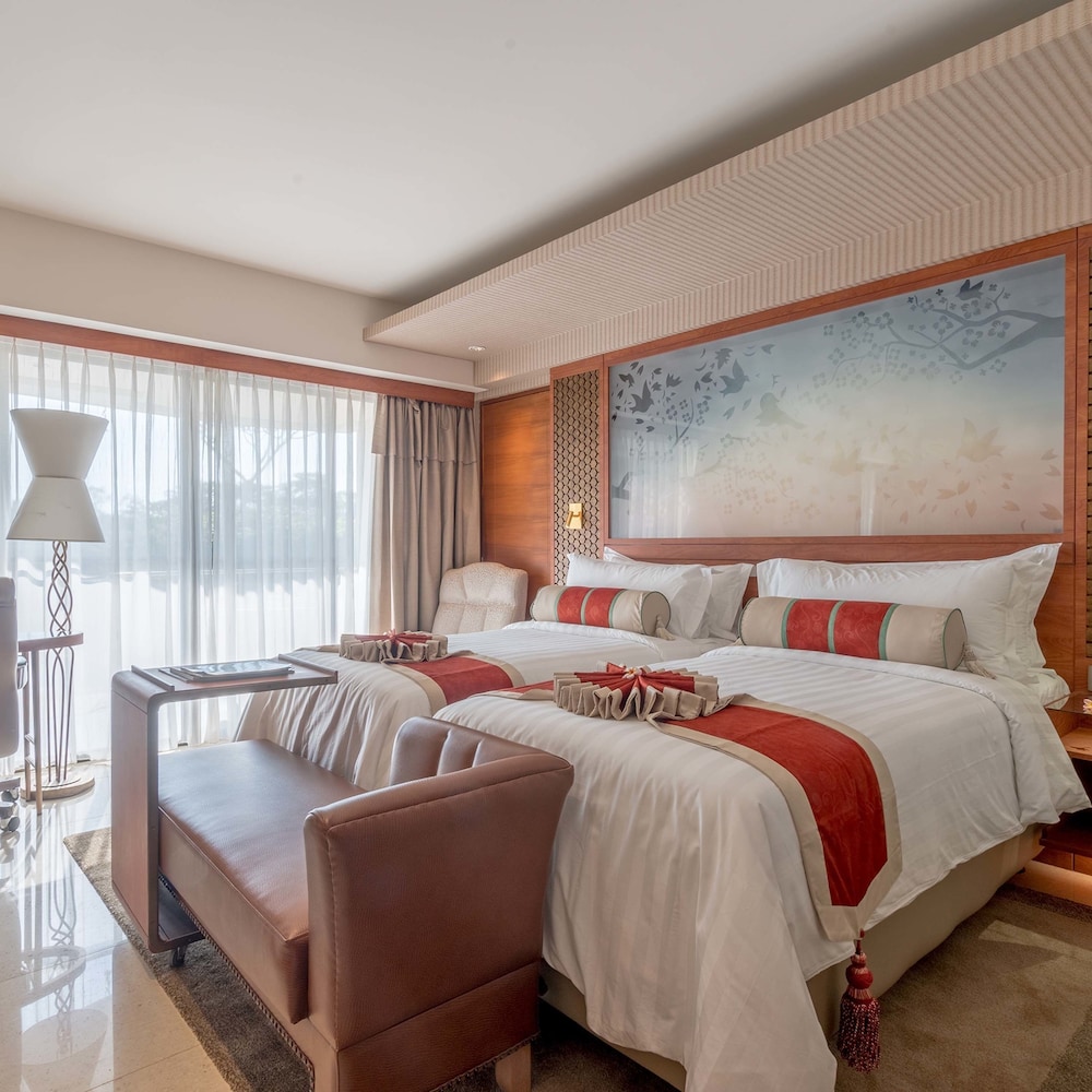 Premium, Deluxe, Twin Beds, Rice Field View, Outdoor Jetted Tub, Bathtub