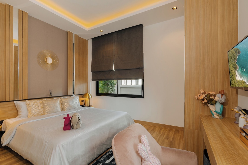 2 Bedrooms, Pool, Central, Deluxe, Villa, 2 King Beds، Rawai Vip Villas Kids Park And Spa 3/7