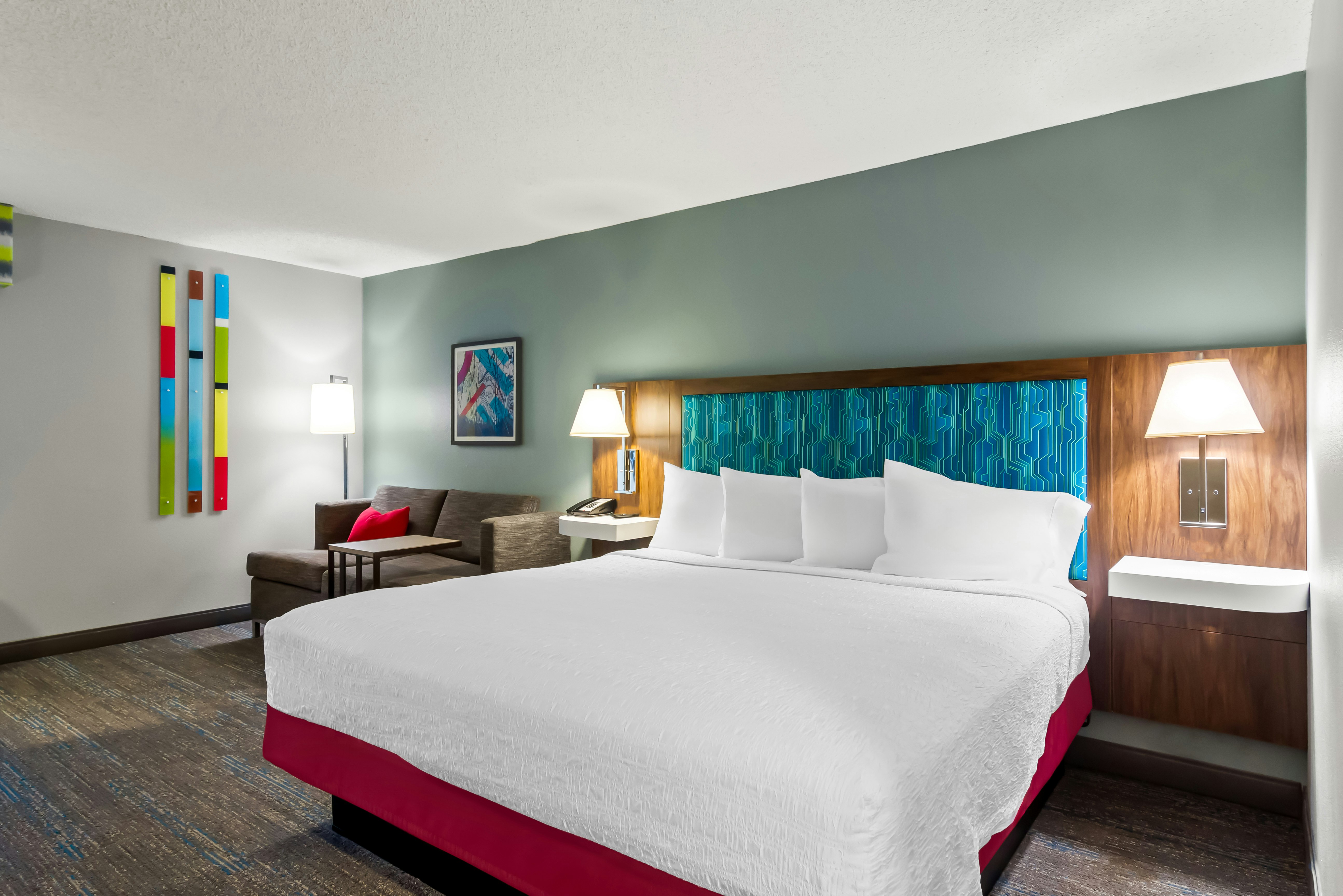 Study, King Bed, Sofa، Hampton Inn Jacksonville Ponte Vedra Beach Mayo Clinic Area 2/5