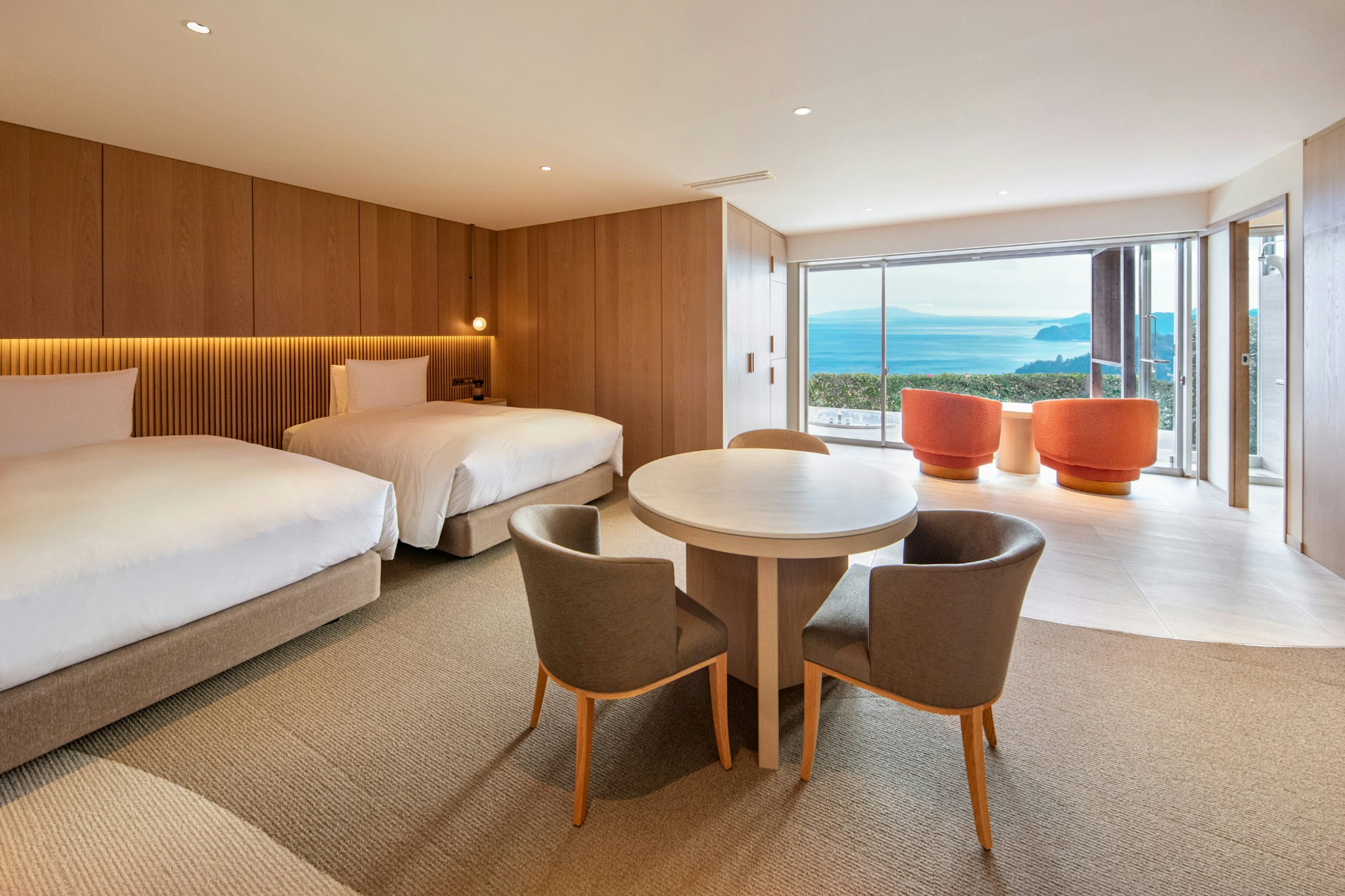 Grand, Deluxe, Twin Beds, Indoor Bath
