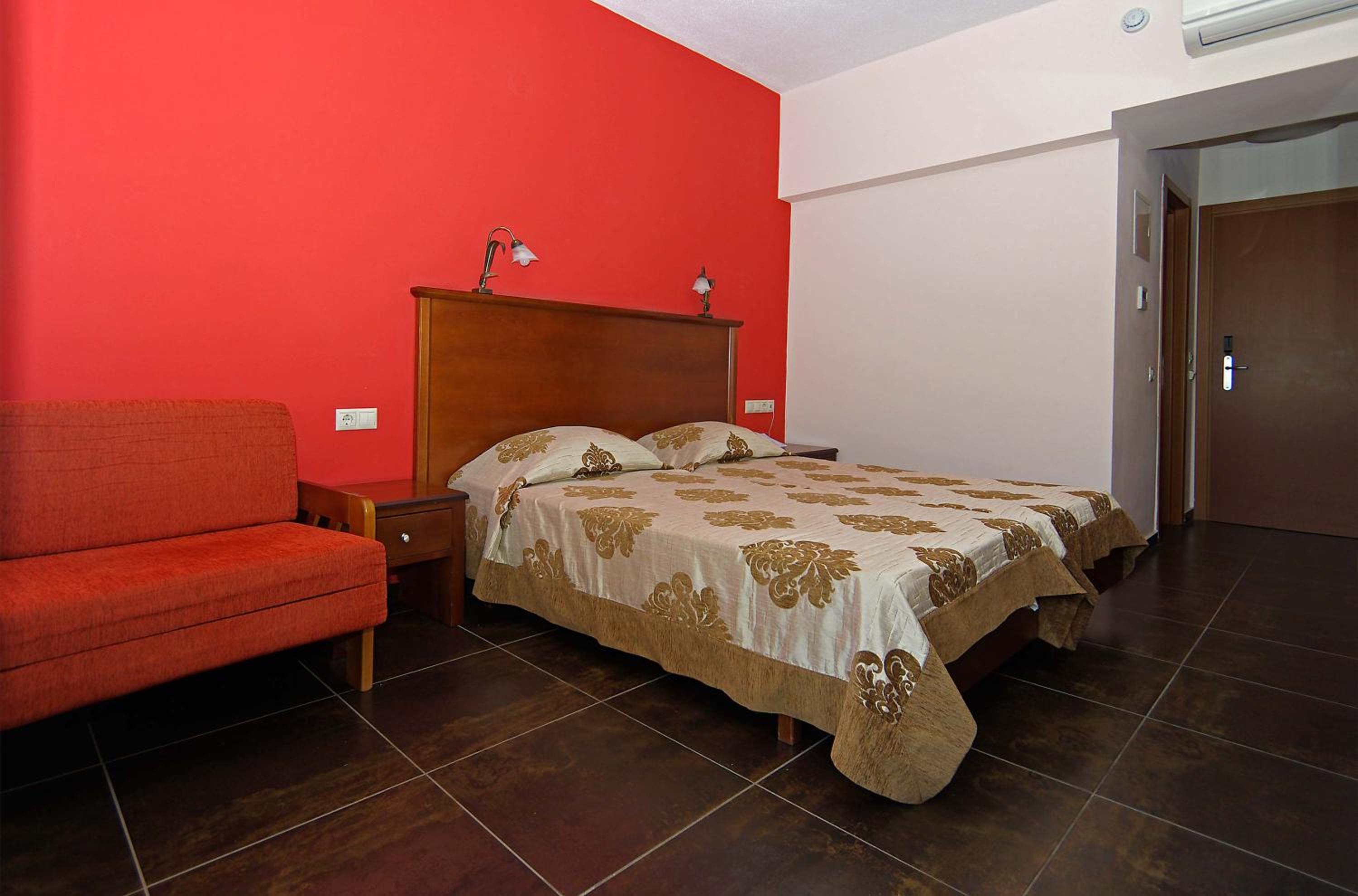 غرفة بسرير مزدوج أو سريرين منفصلين، Sun Beach Platamon Resort 3/9