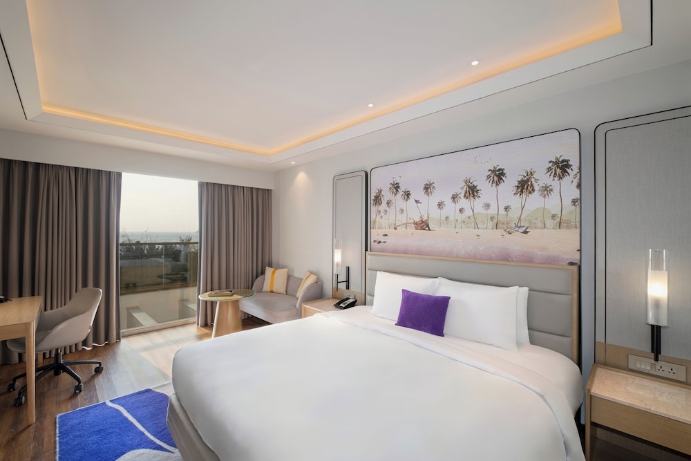 غرفة بريميوم بسرير كينج بإطلالة على البحر