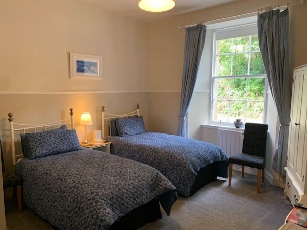 Blue, Standard, Twin Beds