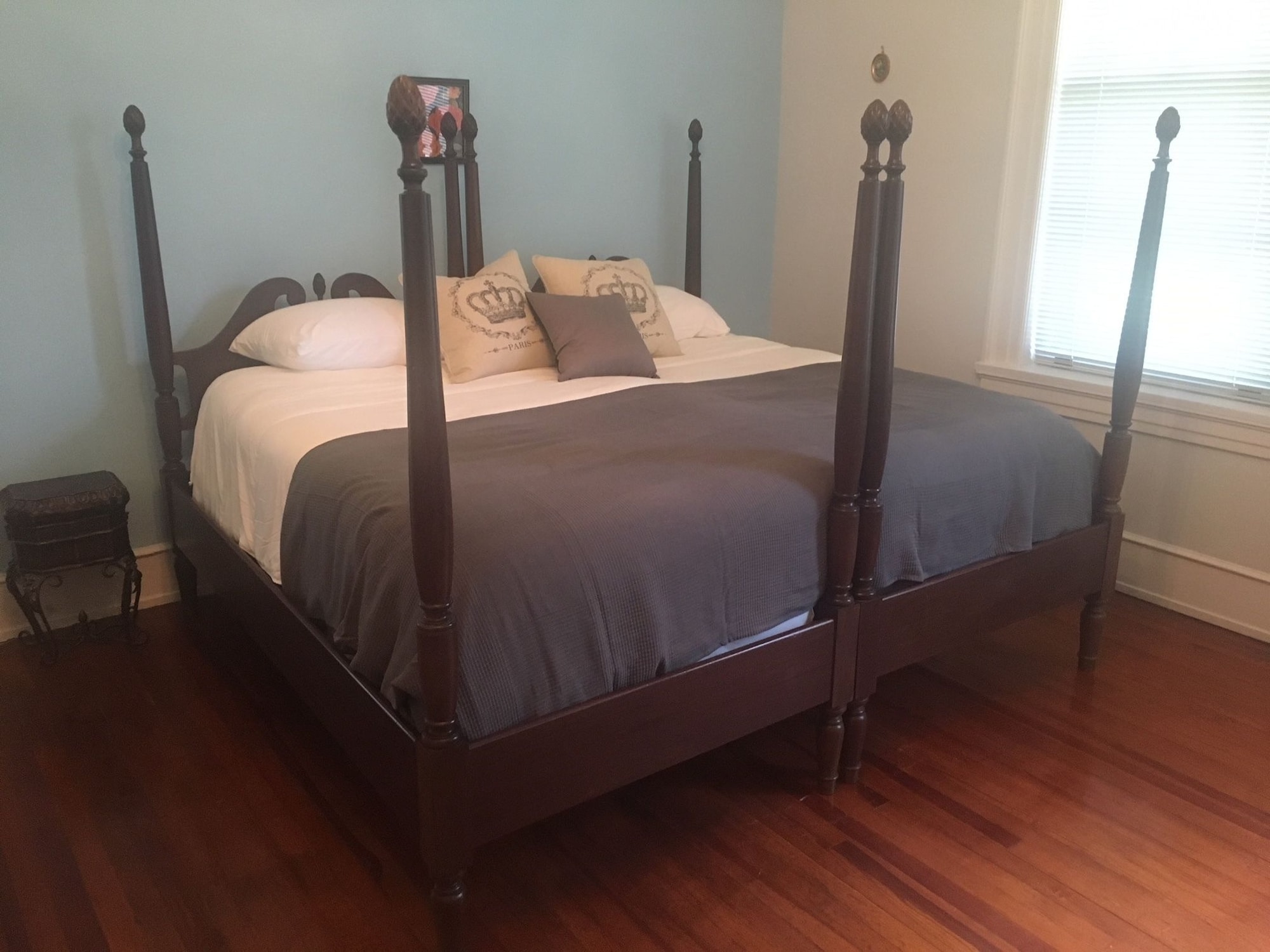 Blue, Convertible Double Bed, Private Bathroom