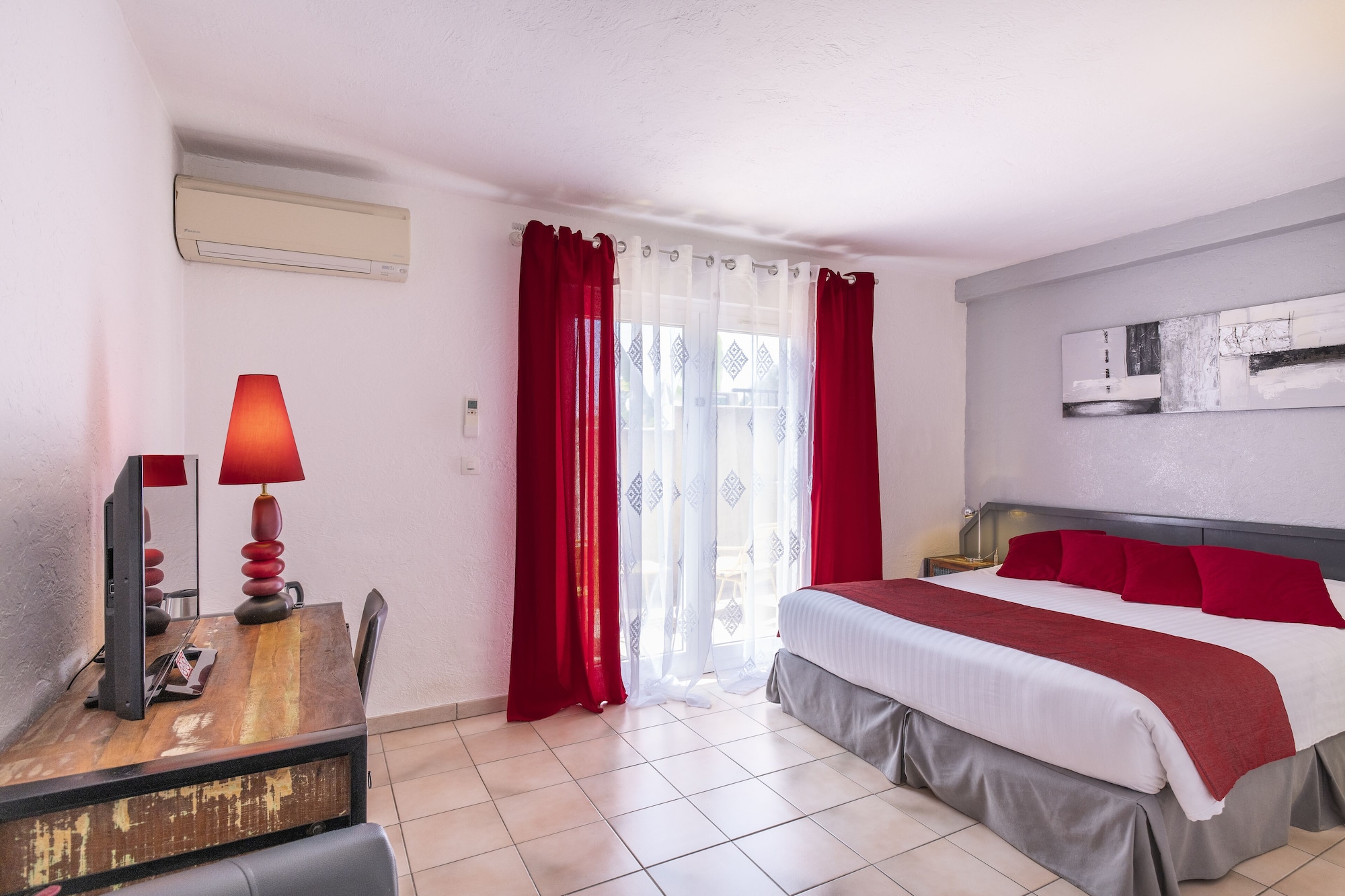 غرفة كومفورت بسرير مزدوج، Les Bastides St. Paul 3/10