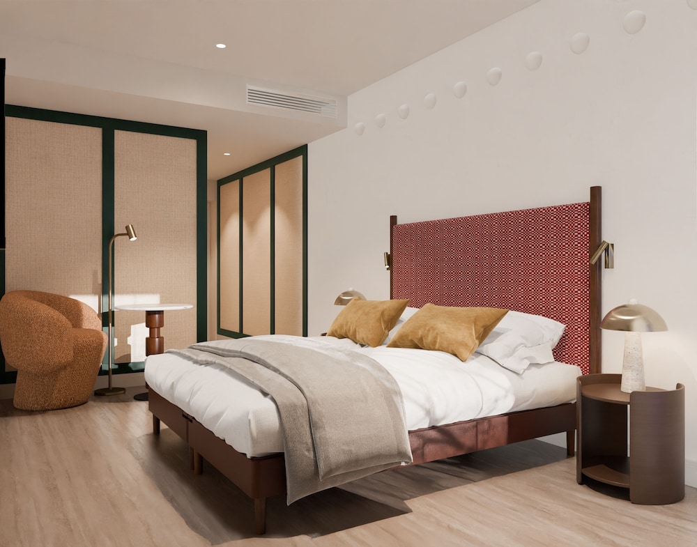غرفة رباعية بسرير مزدوج وسريرين منفصلين، Casa Falcao Boutique Hotel by Aspasios 3/9