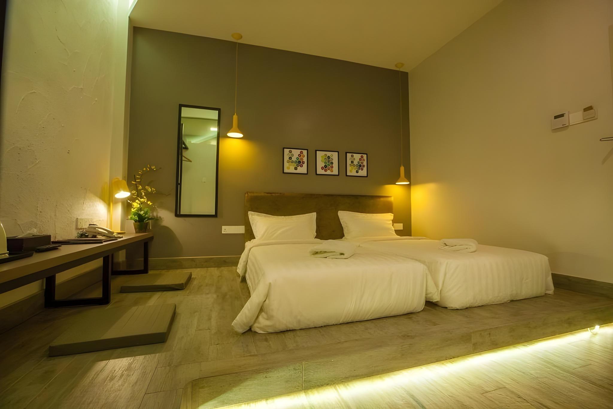 Superior, 2 Double Beds, No Window, Tatami