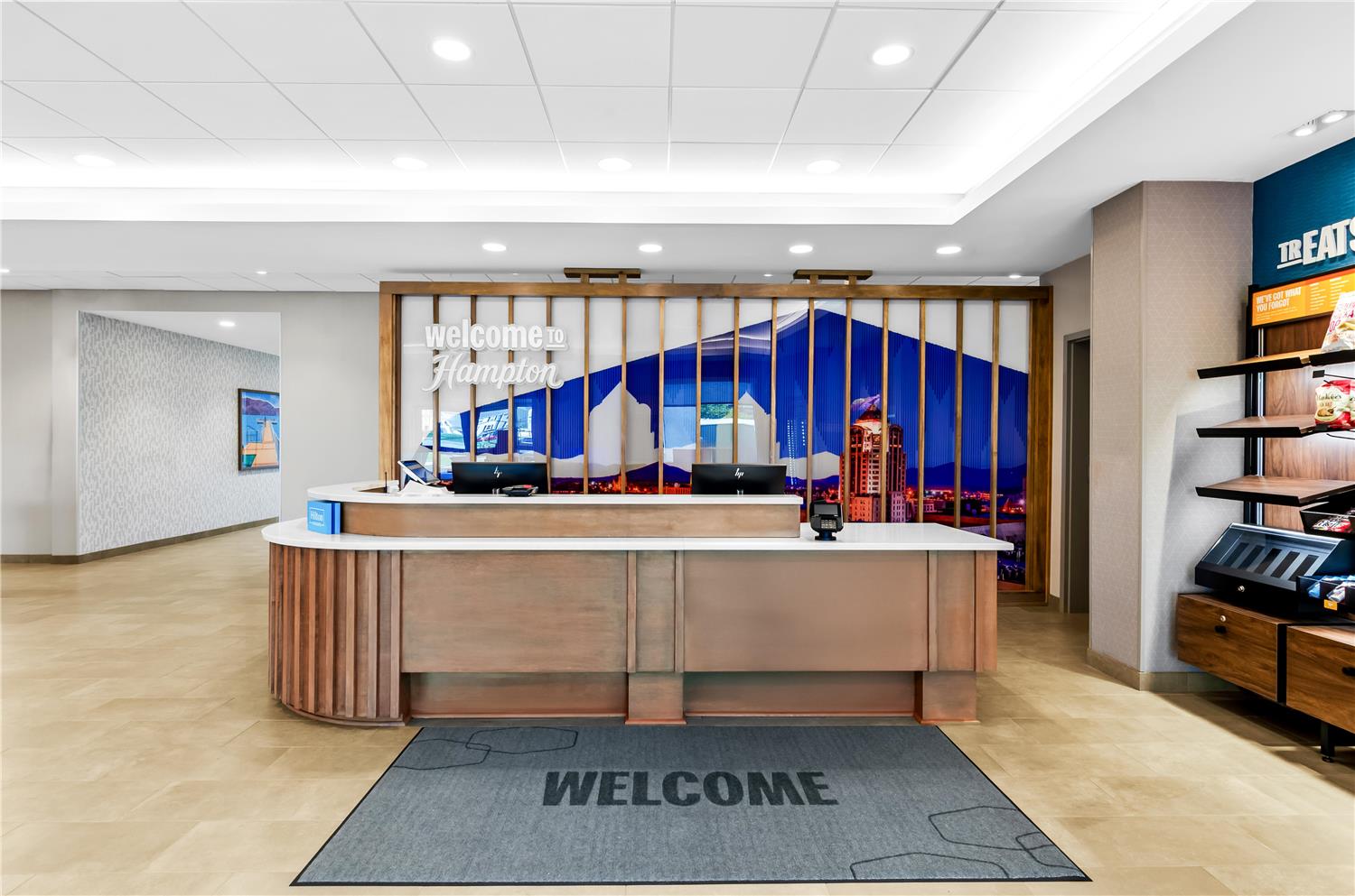 Lobby at Hampton Inn Daleville, DALEVILLE - VA