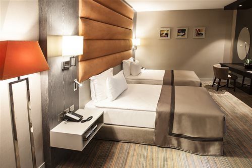 غرفة بسرير مزدوج