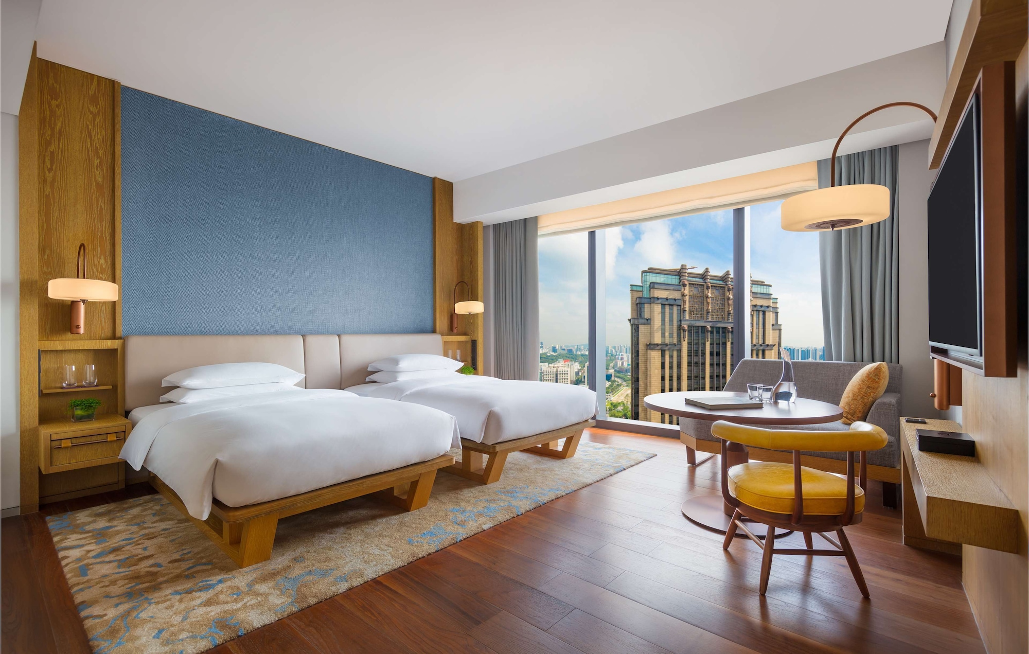 HERITAGE, TWIN BEDS, WITH VIEW