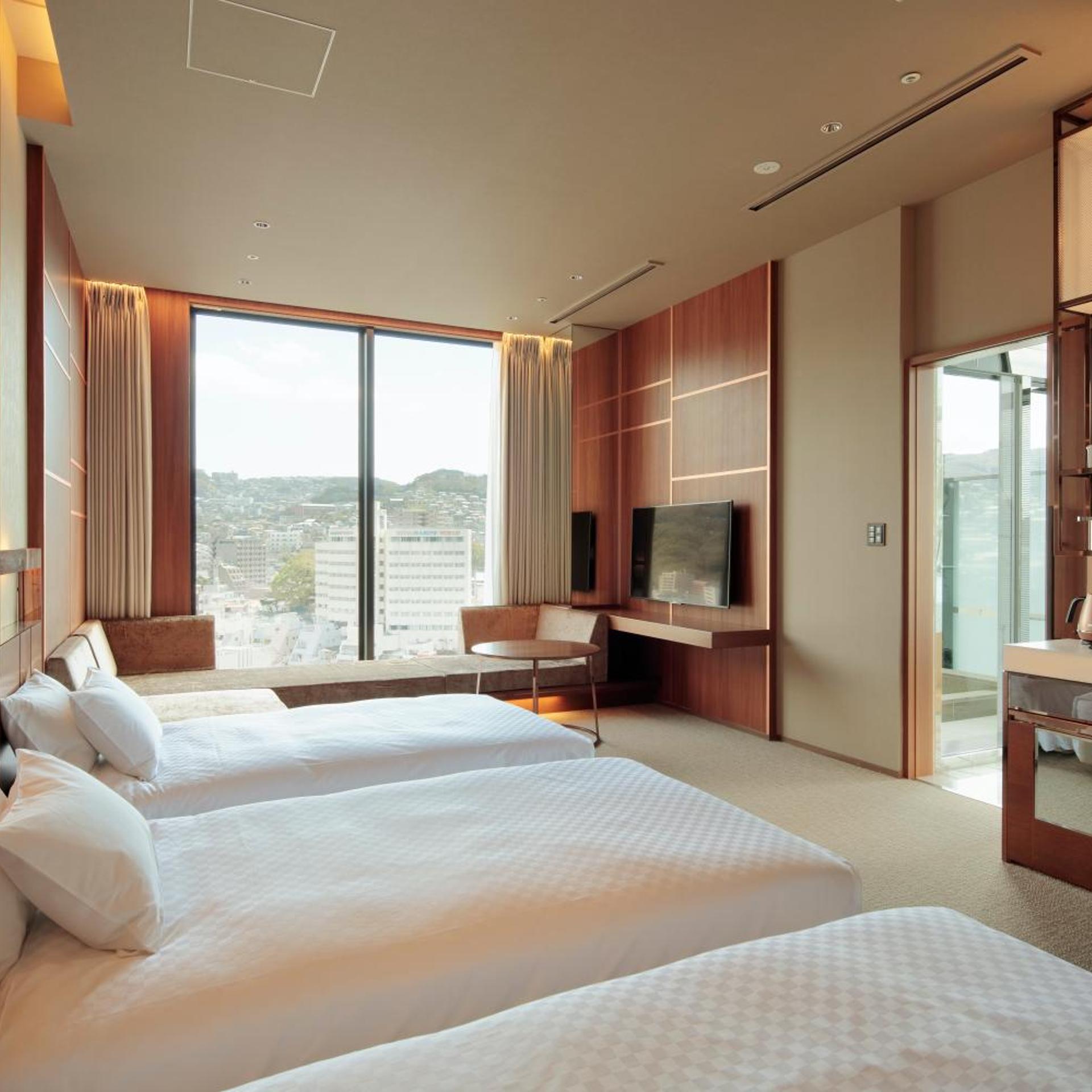 Room, Triple, Outdoor Bath, Sofa, Private Bathtub