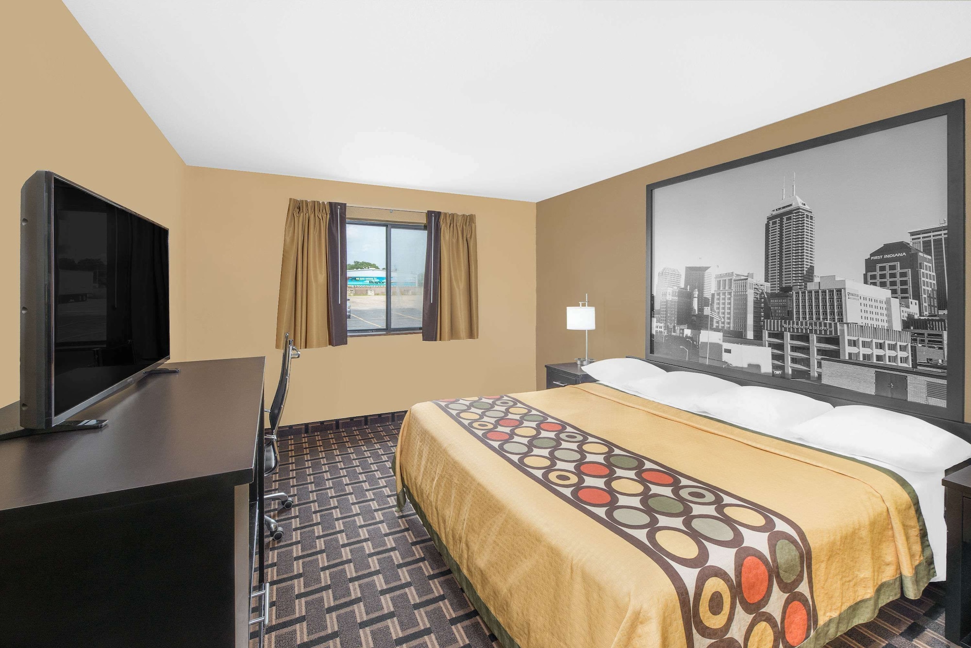غرفة بسرير كينج، Super 8 By Wyndham Terre Haute 2/10