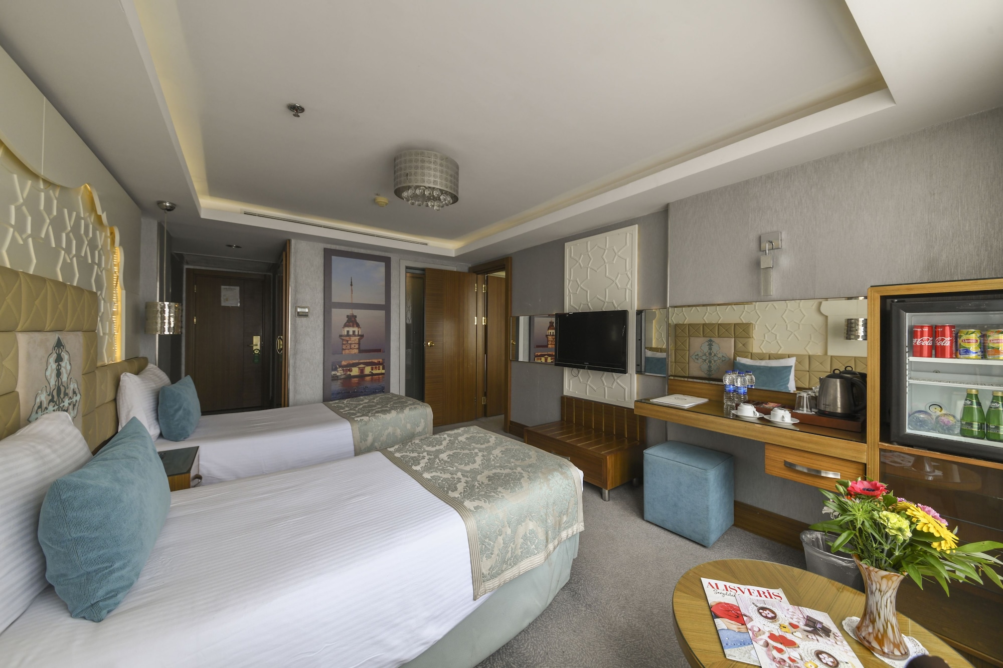غرفة سوبيريور بسرير كوين وسرير فردي بإطلالة على البحر، Grand Star Hotel Bosphorus 10/10