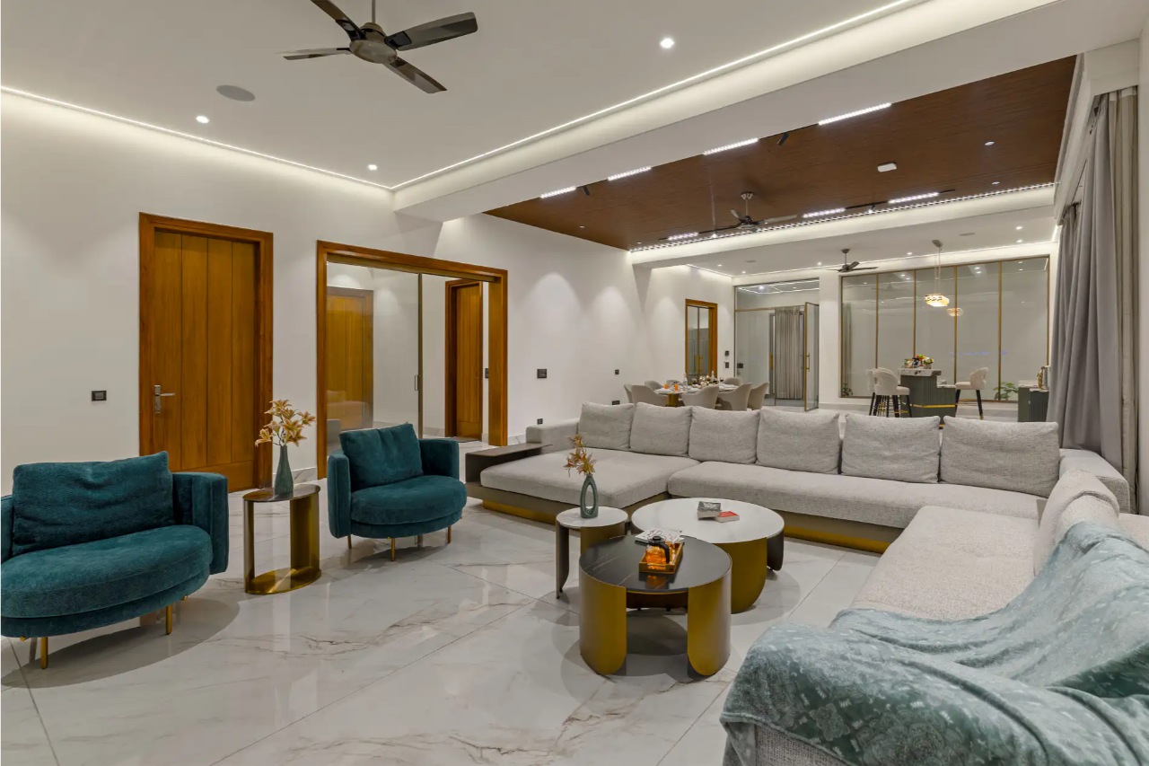 ELIVAAS Levante Farms 5 BHK Villa With Private Pool, Bar, Garden and Gazebo 11/21