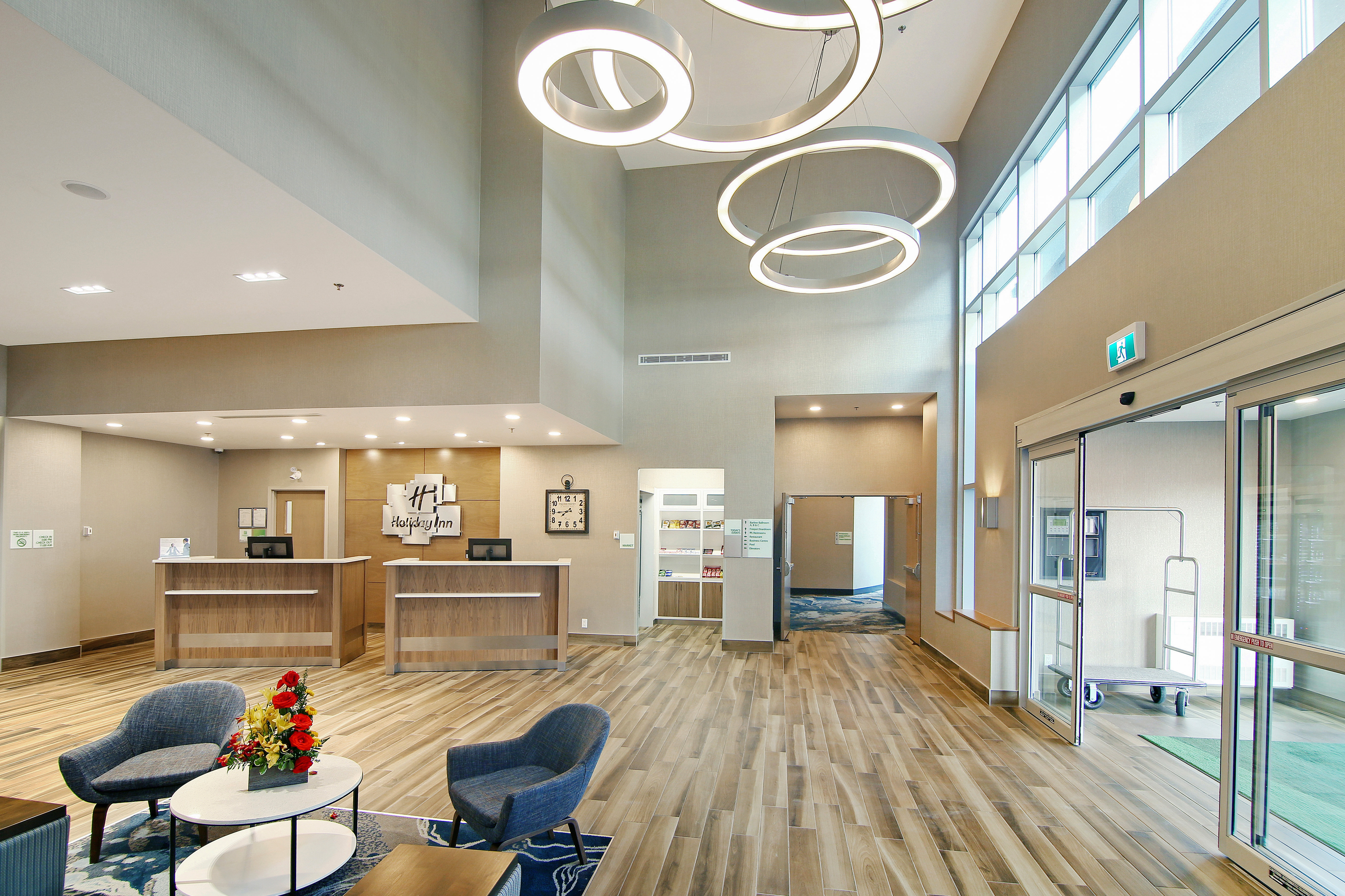 Lobby at Holiday Inn & Suites Calgary Airport North, CALGARY