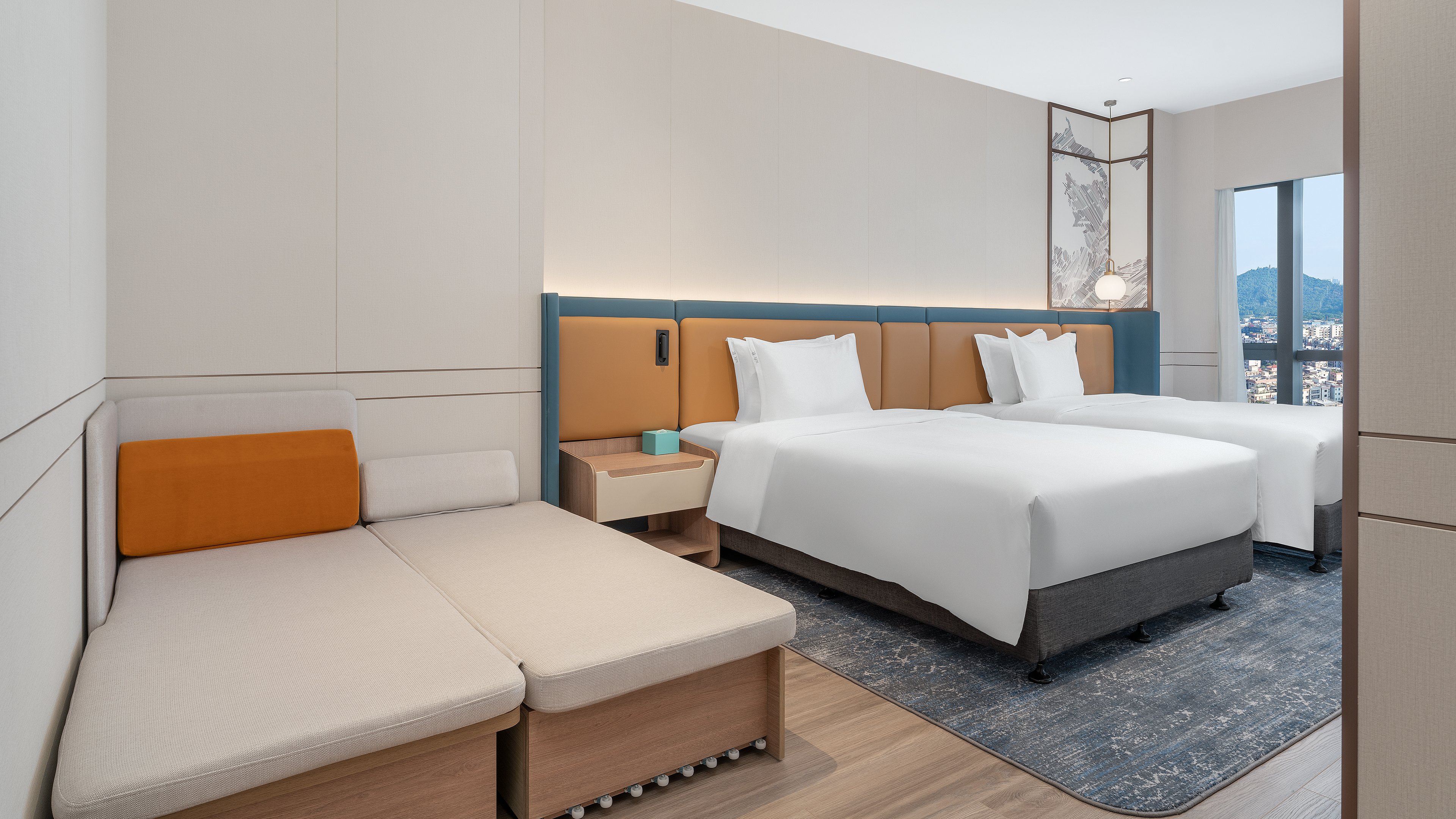 Standard, Twin Beds, City View, Extra Floor Space