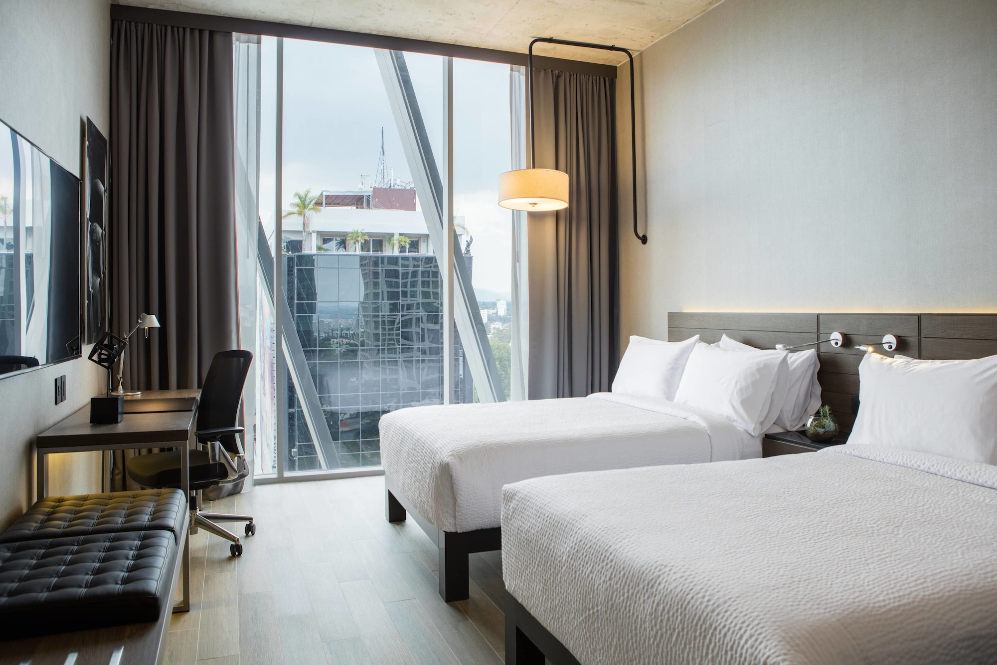 غرفة بسريرين مزدوجين، AC Hotel Guadalajara, Mexico 2/8