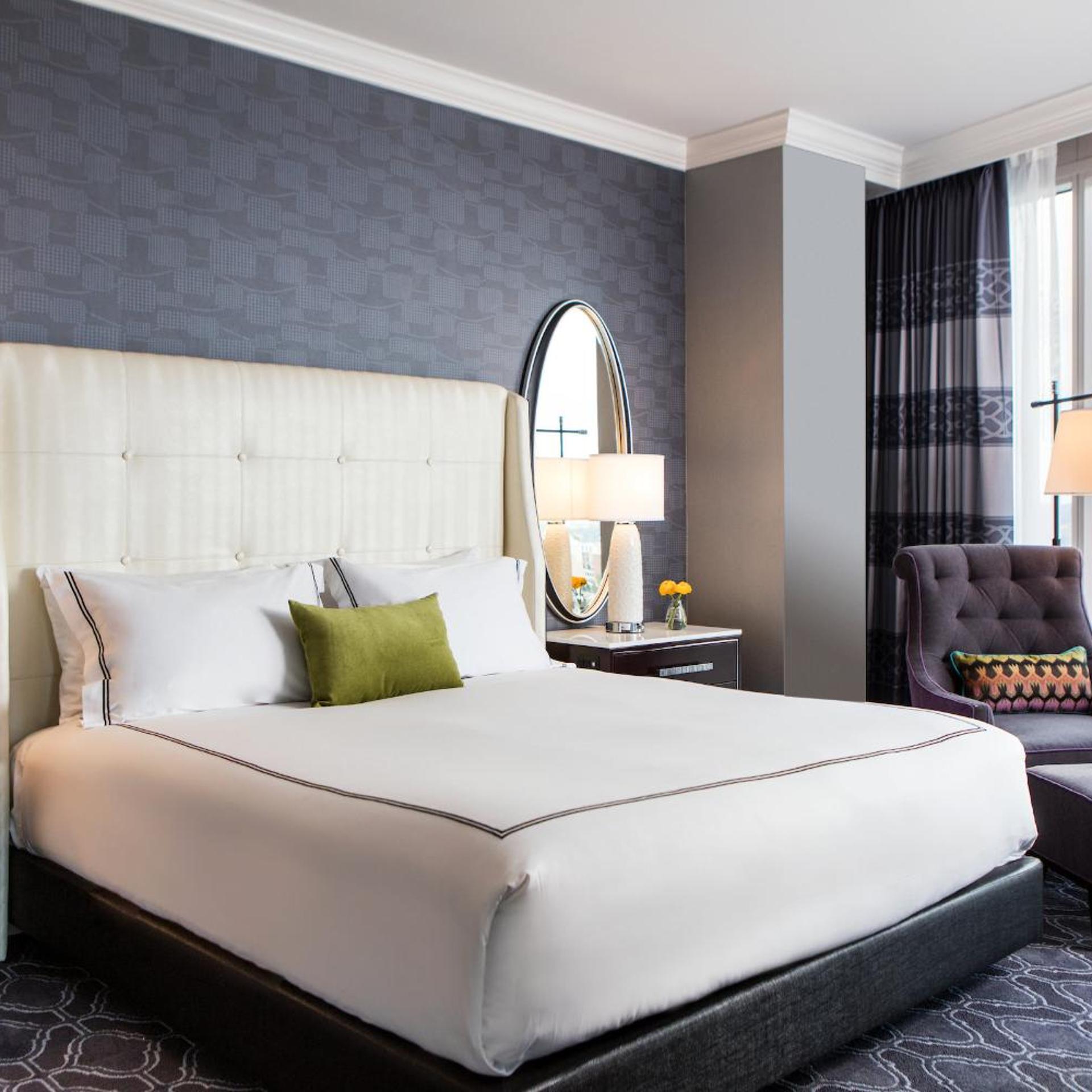 Premium, King Bed, Bath and Shower