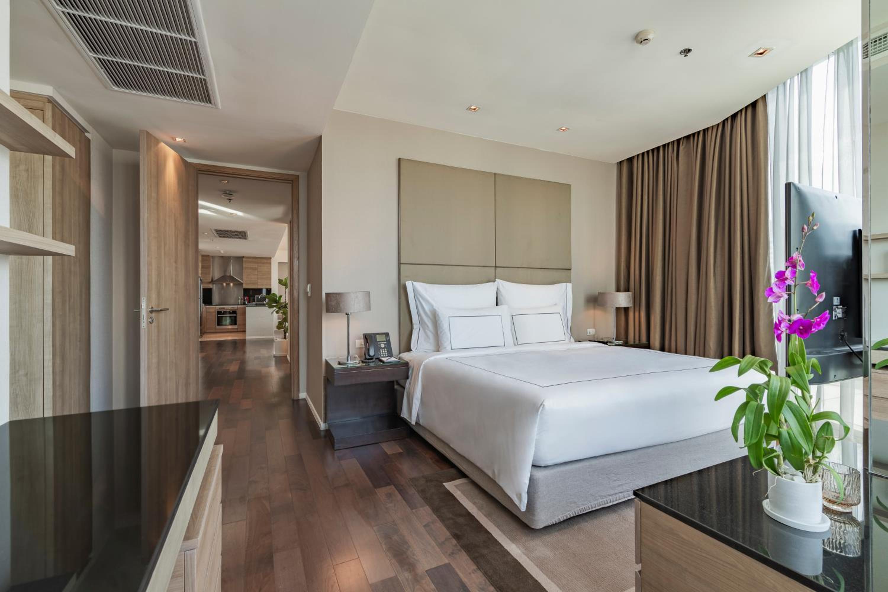 جناح بإطلالة على المدينة بشرفة بغرفتي نوم، MUU Bangkok Hotel 3/7