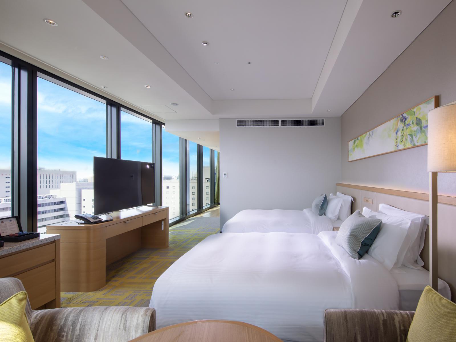 Semi Room, Premium, Luxury, 2 Semi Double Beds