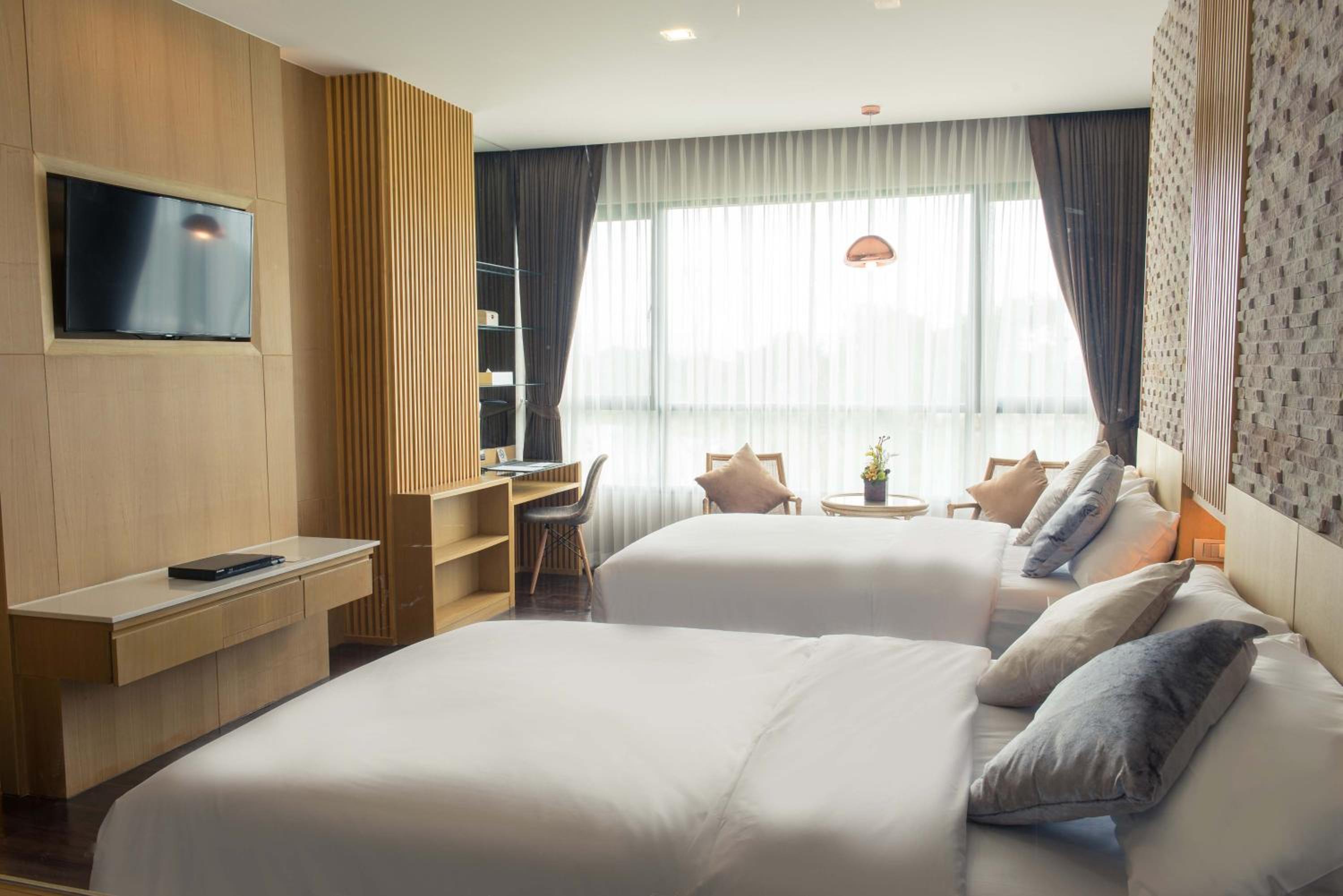 غرفة ديلوكس بسريرين منفصلين، North Hill City Resort 2/10