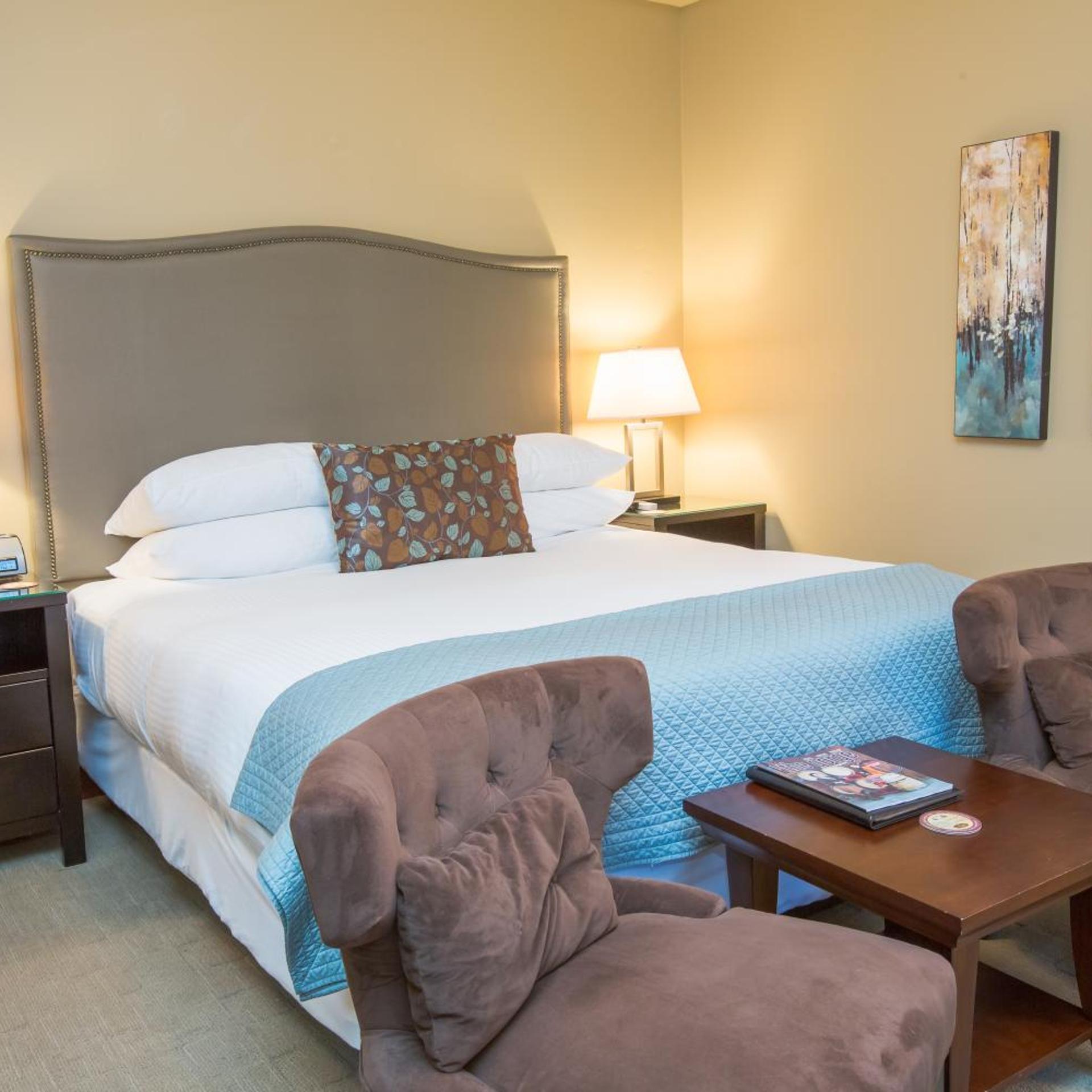 غرفة بسرير كينج بإطلالة على النهر، Columbia Cliff Villas Hotel 5/9
