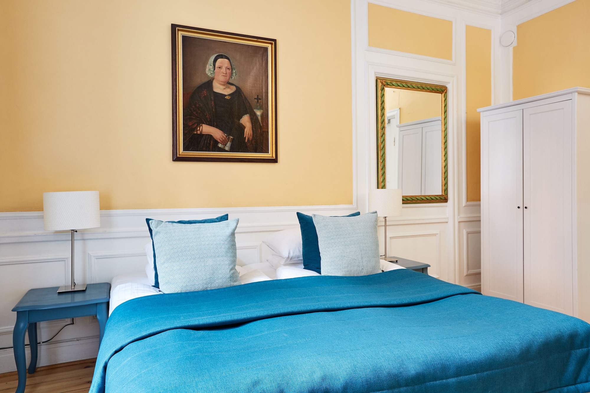 غرفة بسريرين منفصلين بحمام مشترك، Hotel Hornsgatan 5/9