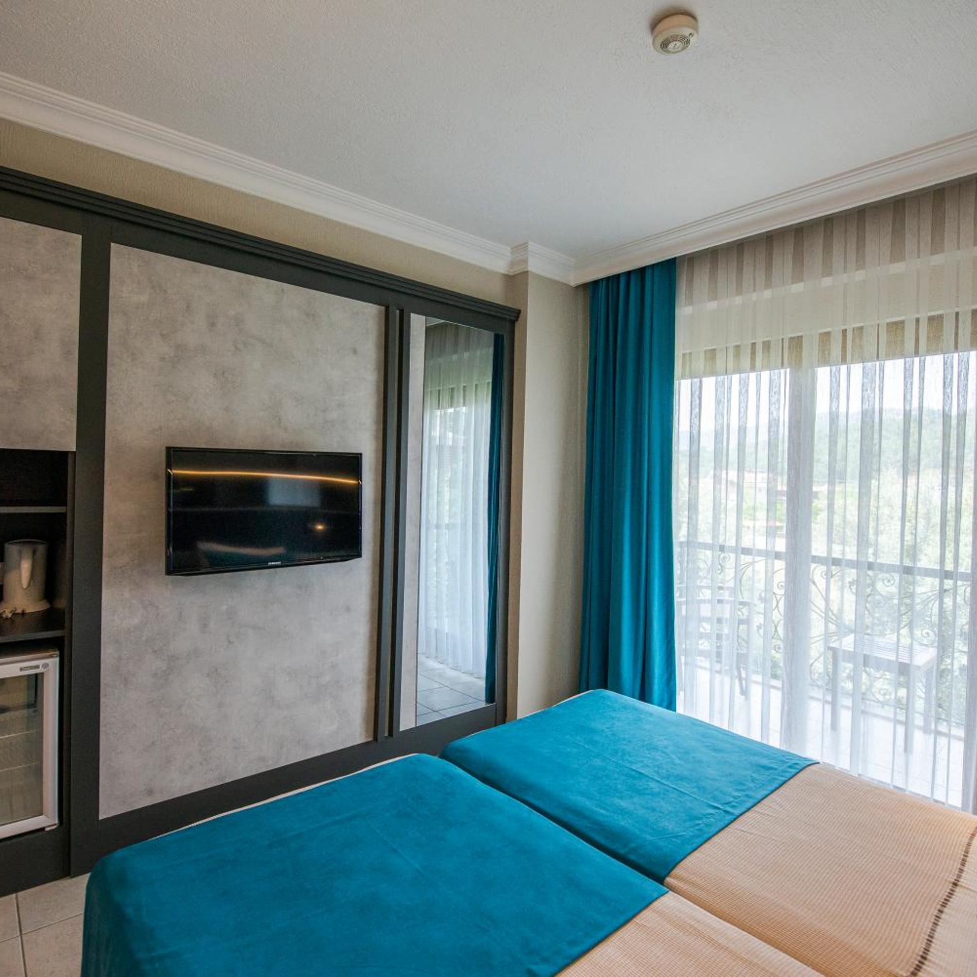 غرفة قياسية بسرير مزدوج أو سريرين منفصلين، Göcek Arion Hotel 7/10
