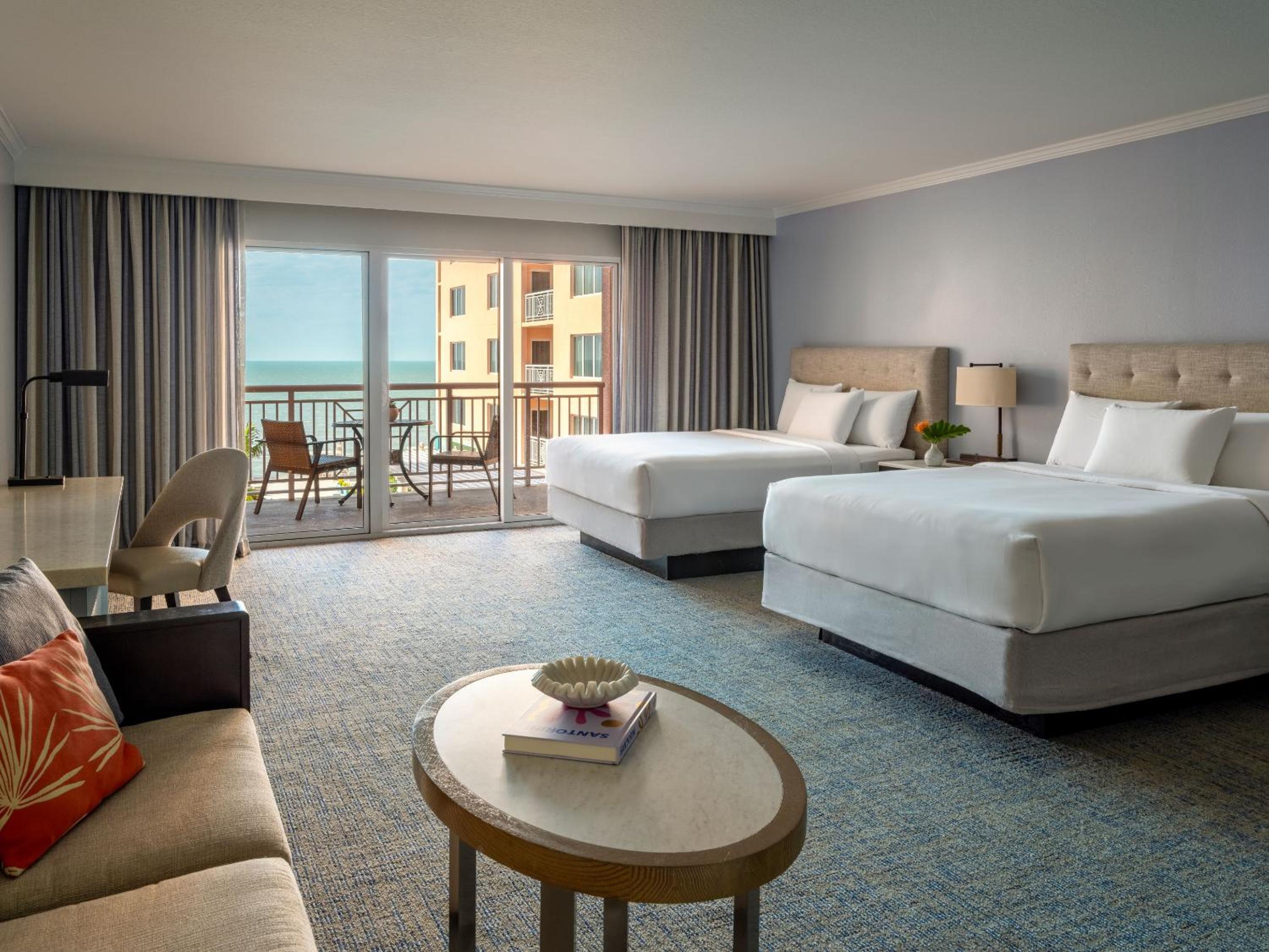 Premium, Studio, 2 Queen Beds, Gulf View