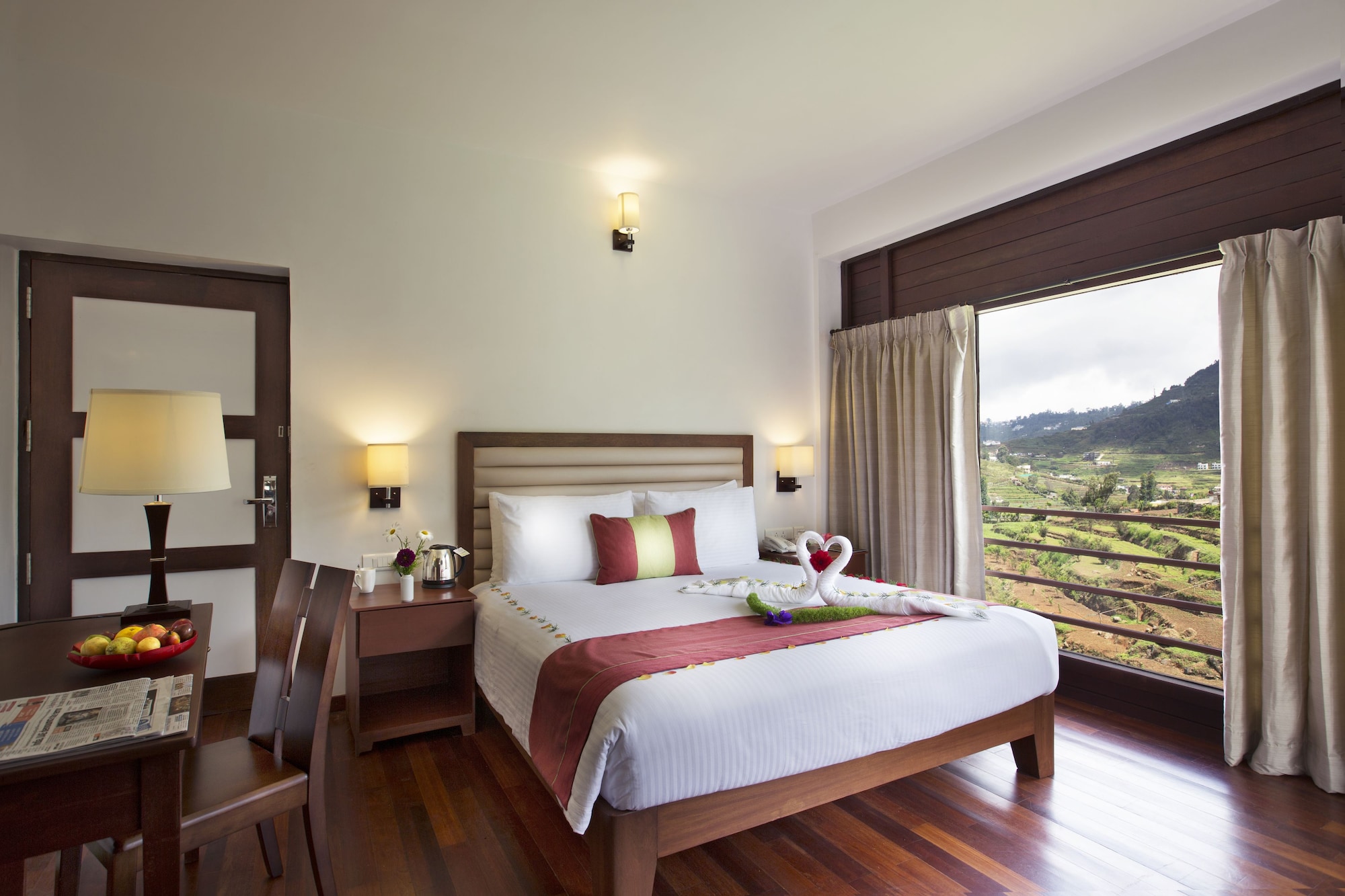 Rock, Cabin, Double Bed, Valley View