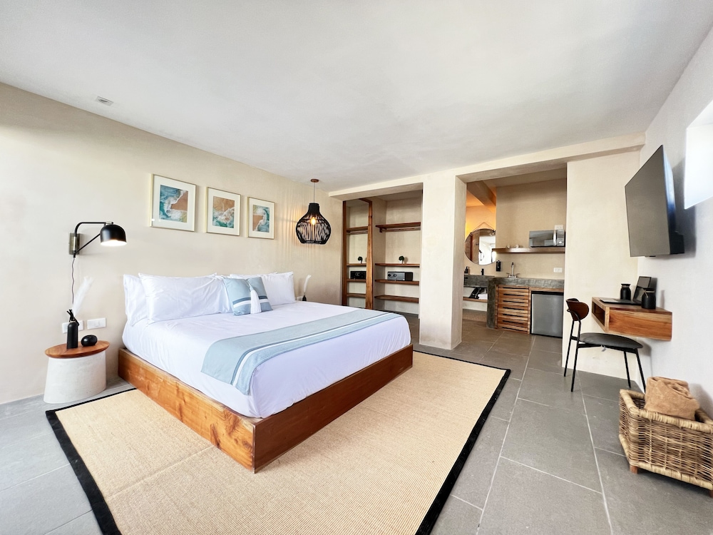 غرفة إليت بسرير كينج، Illa Boutique Hotel Cozumel 3/4