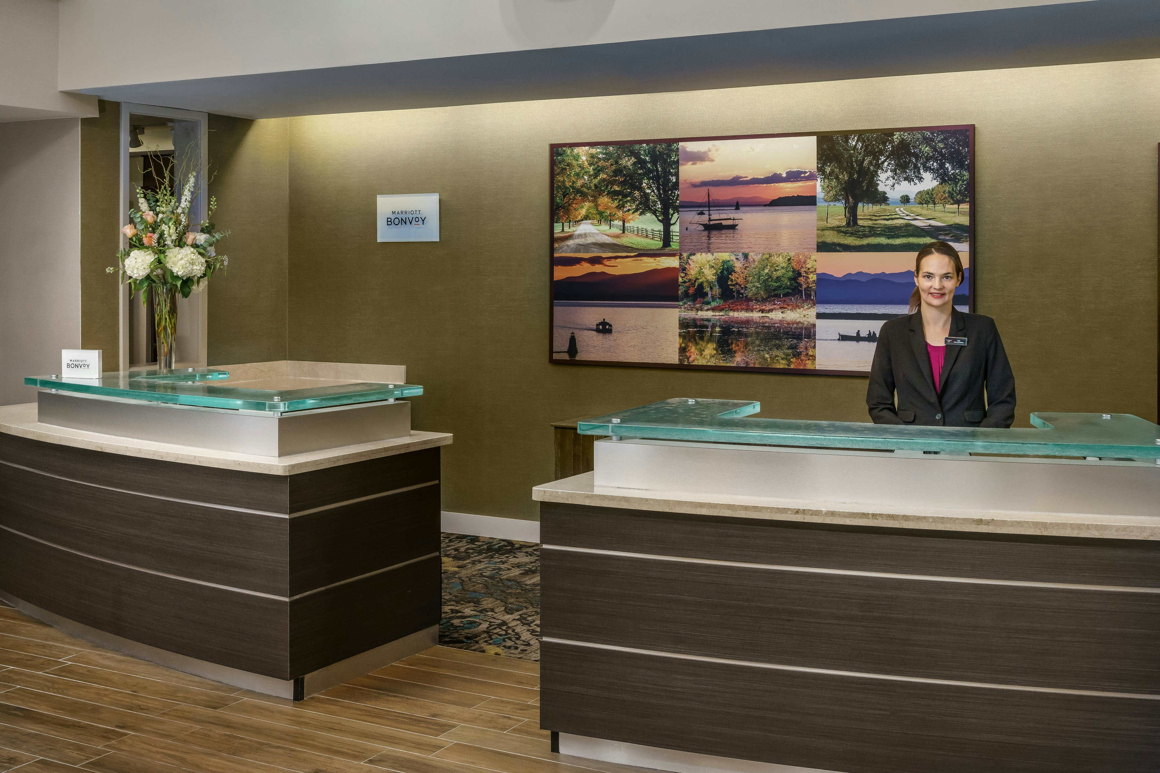 Lobby at Residence Inn By Marriott Colchester, COLCHESTER - VT