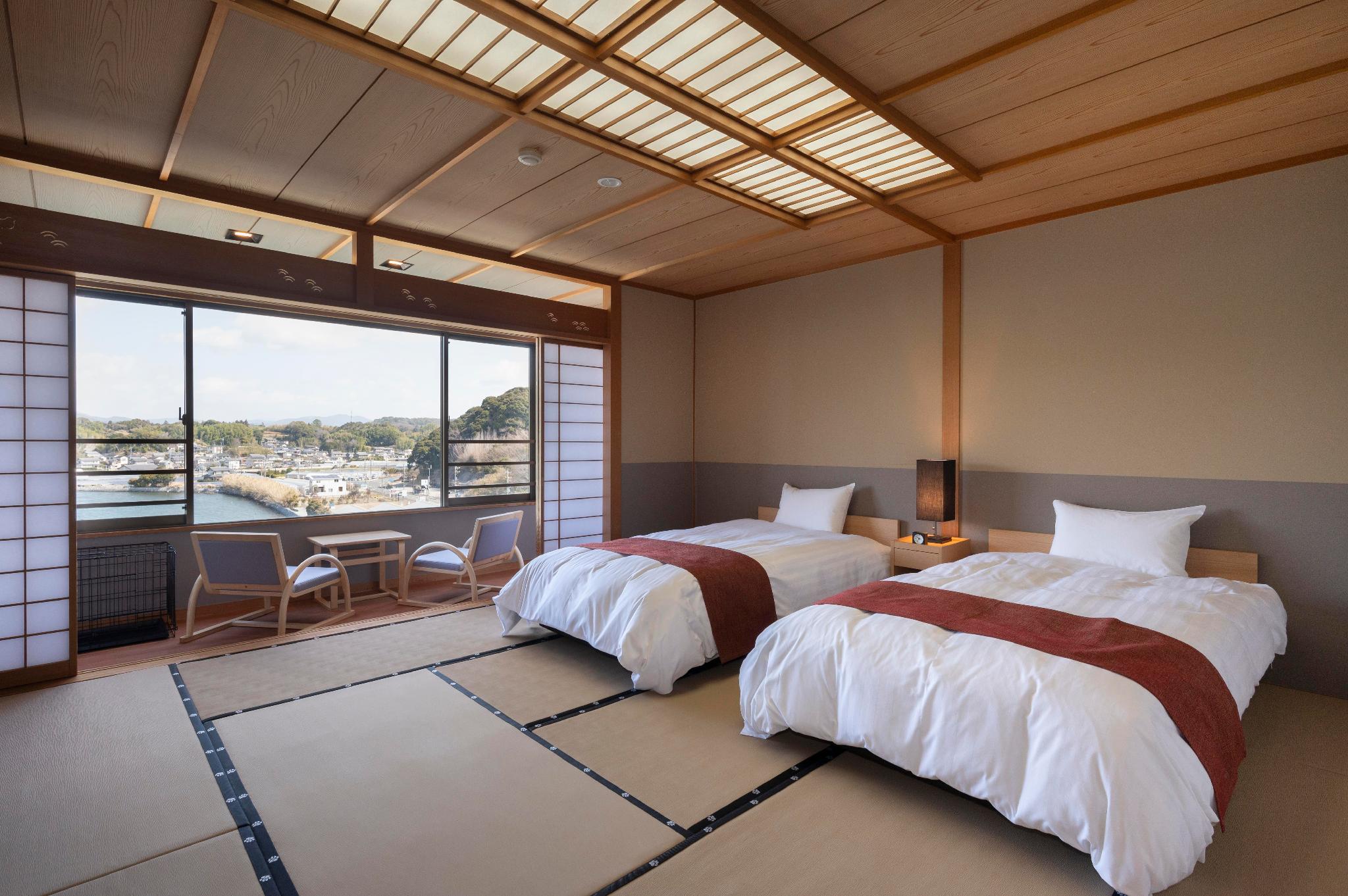 JAPANESE, MODERN, TWIN BEDS, LAKE VIEW, HIGH FLOOR