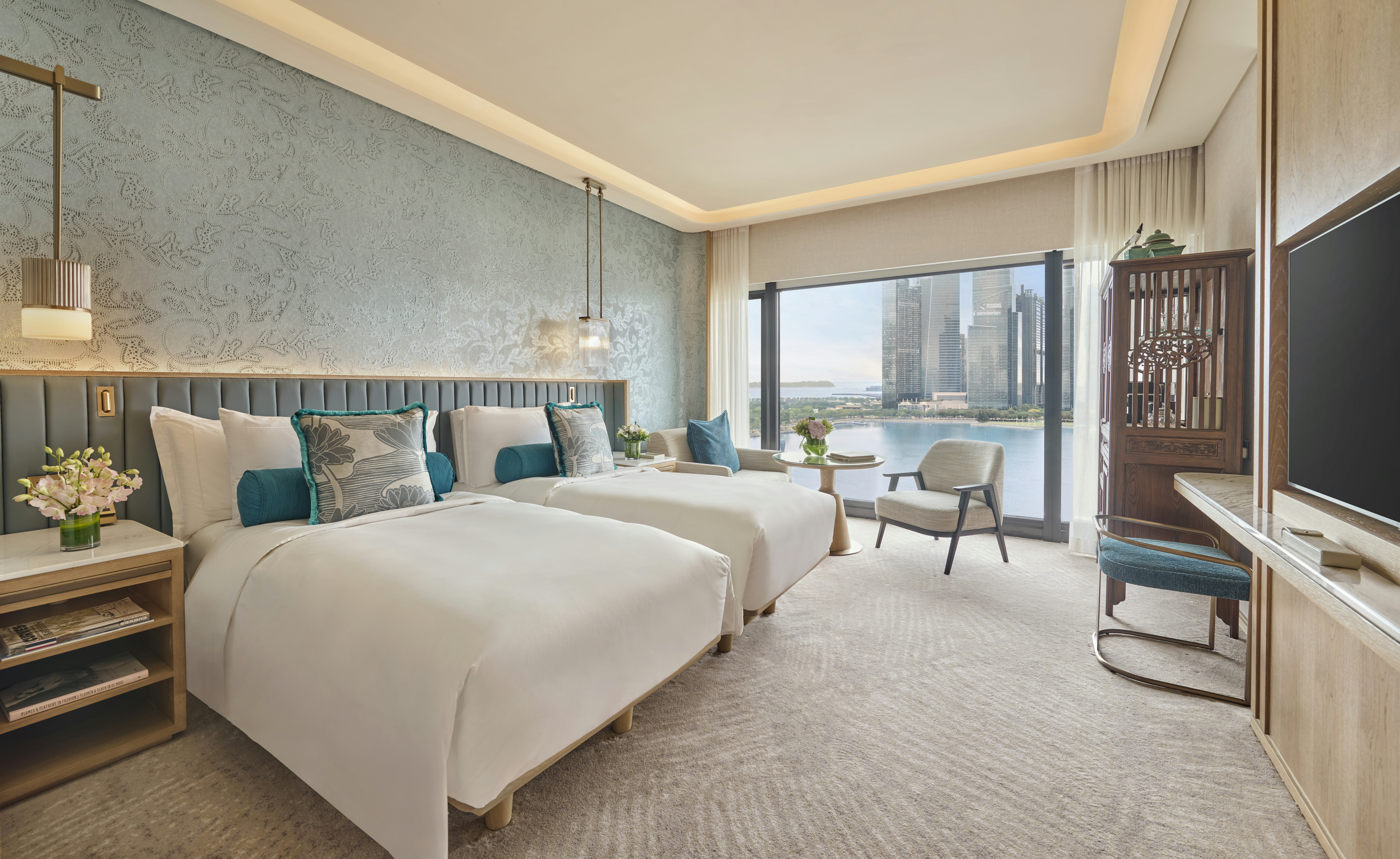 ROOM, TWIN BEDS, BAY VIEW
