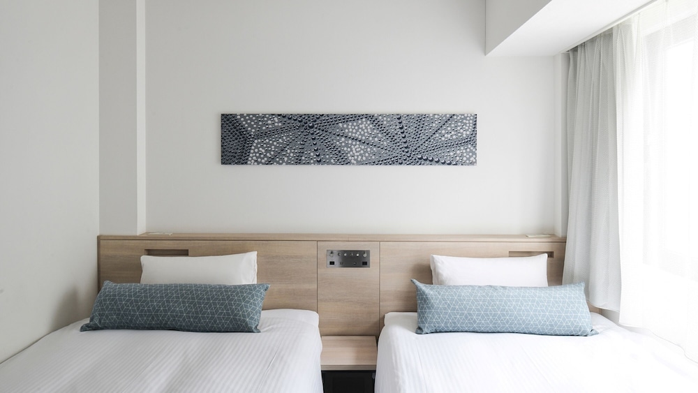 غرفة قياسية بسريرين منفصلين لغير المدخنين، Vessel Inn Sakae Ekimae 3/7