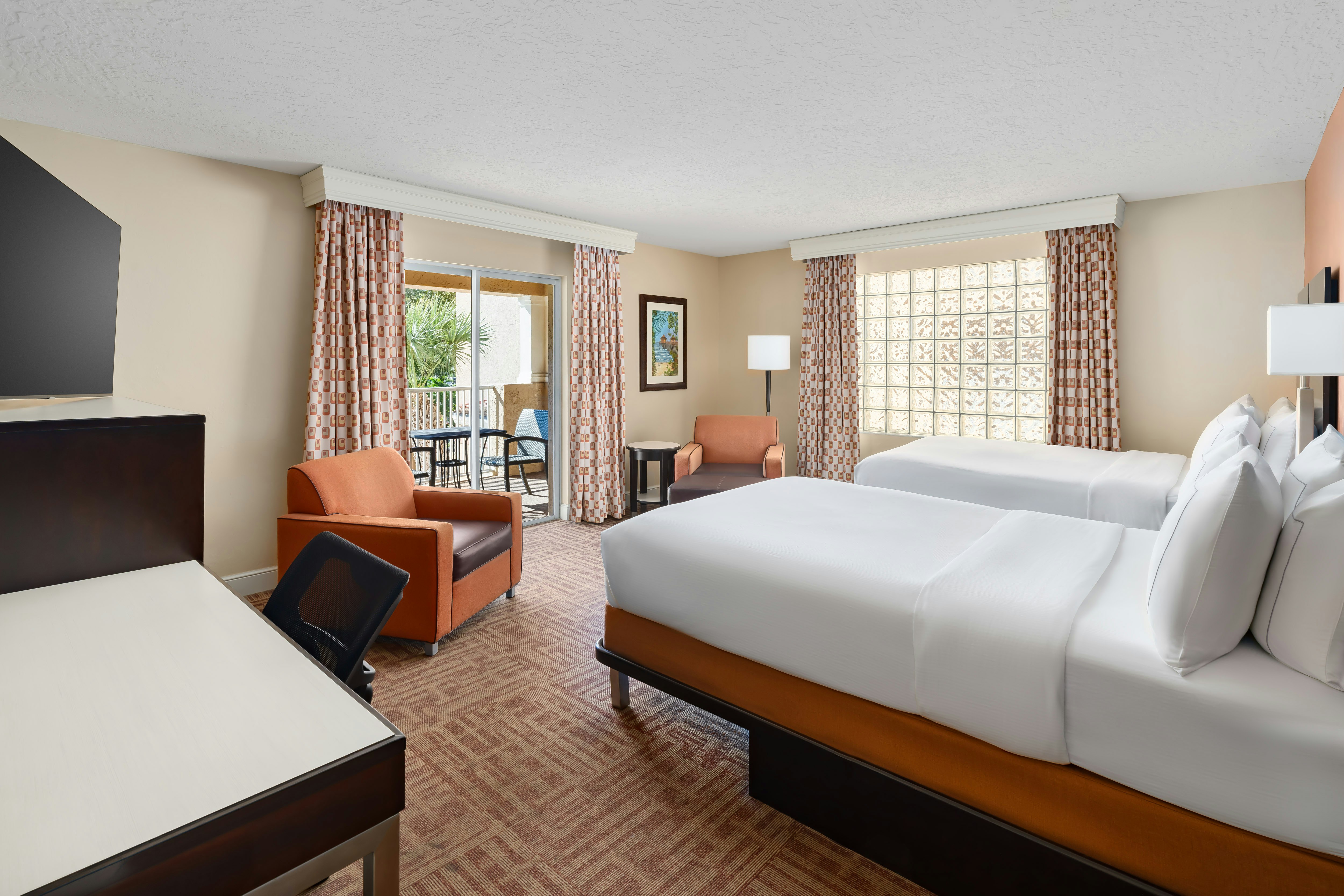 ROOM, 2 DOUBLE BEDS, POOL VIEW, BALCONY