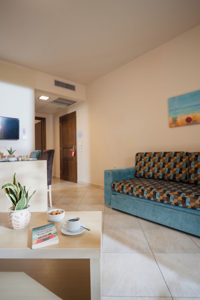 Lobby at Molos Bay Hotel, KISSAMOS