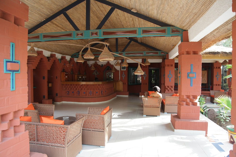 Lobby at Bougainvillees Hotel, MBOUR