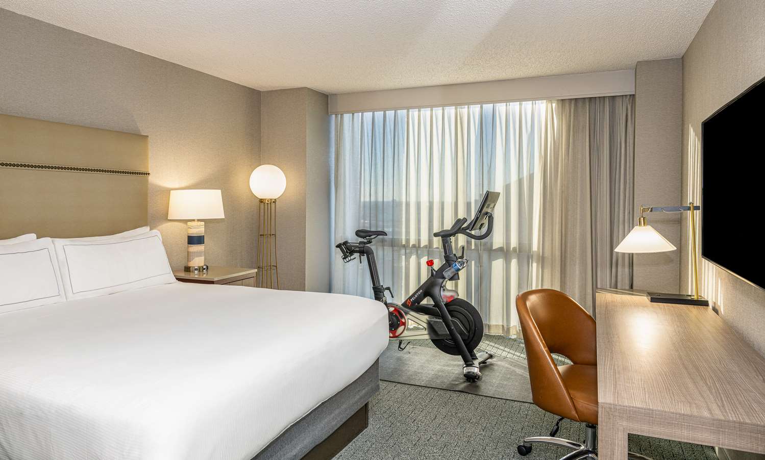 Room, King Bed, Peloton