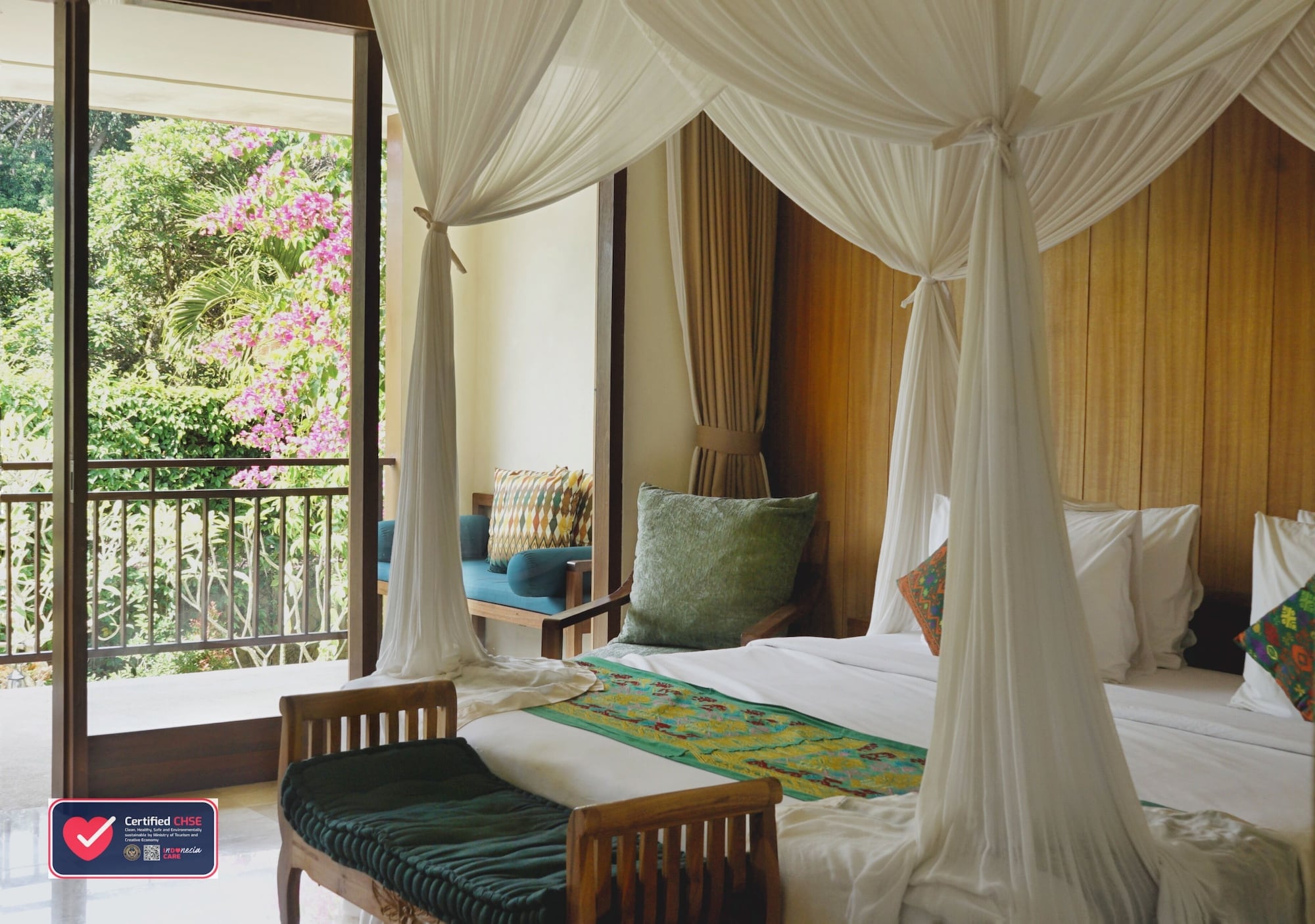 جناح بسرير مزدوج بشرفة، Sapodilla Ubud 4/6