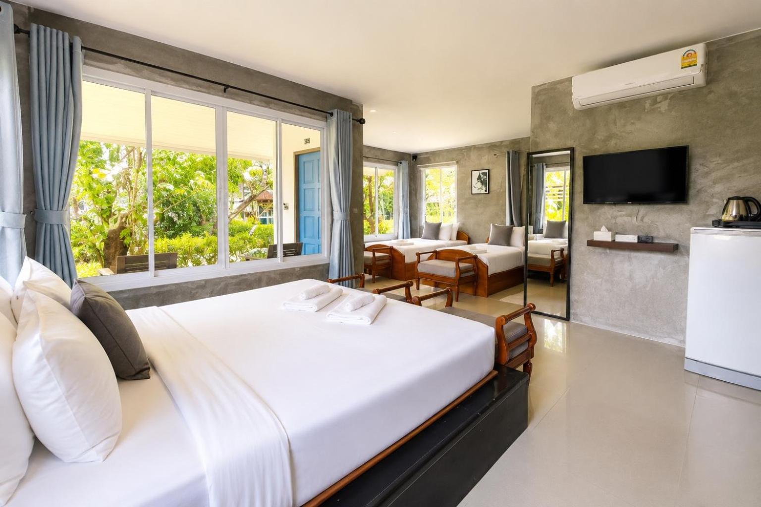 Family, Bungalow, Double and Twin Beds