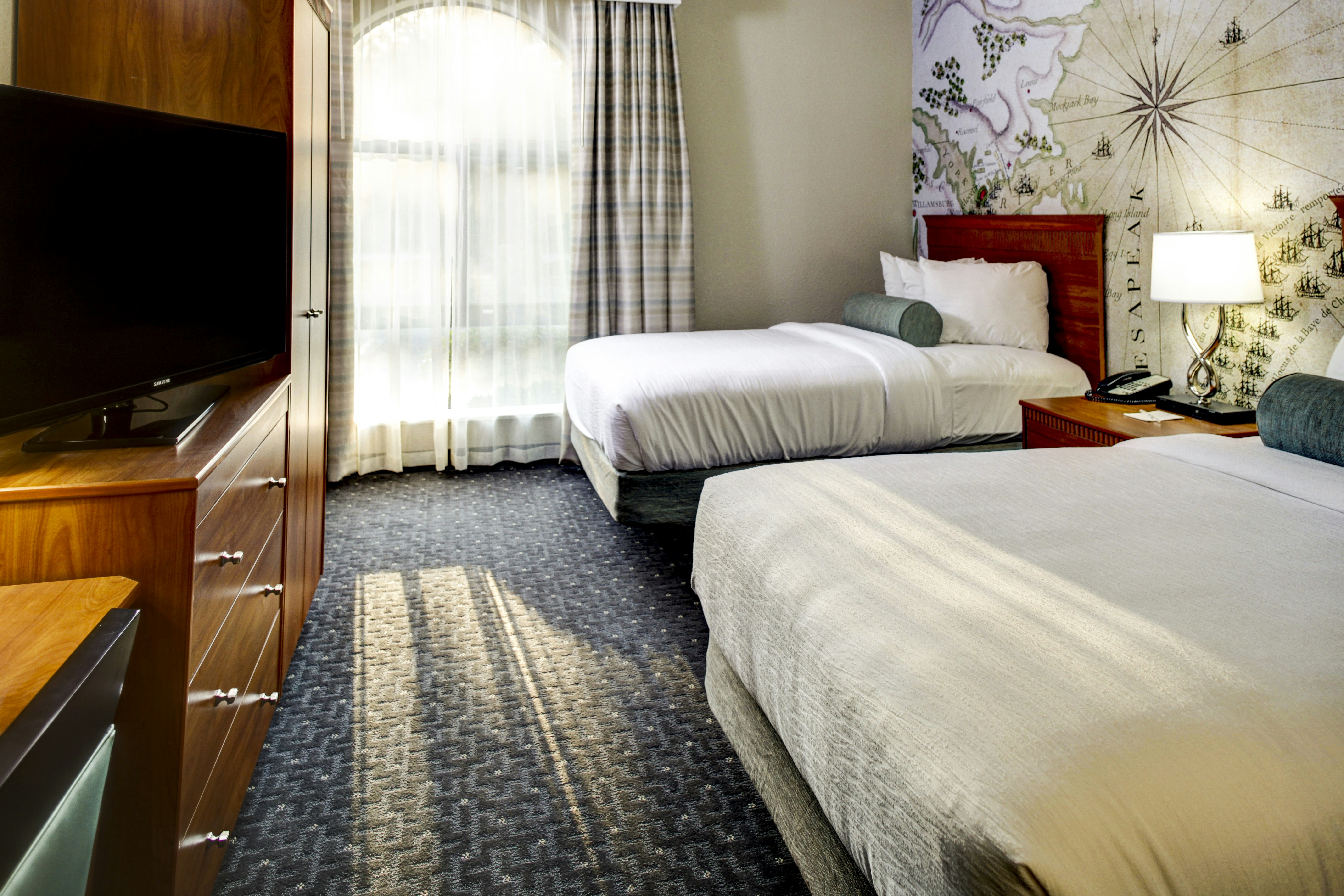 Suite, 2 Double Beds, Accessible