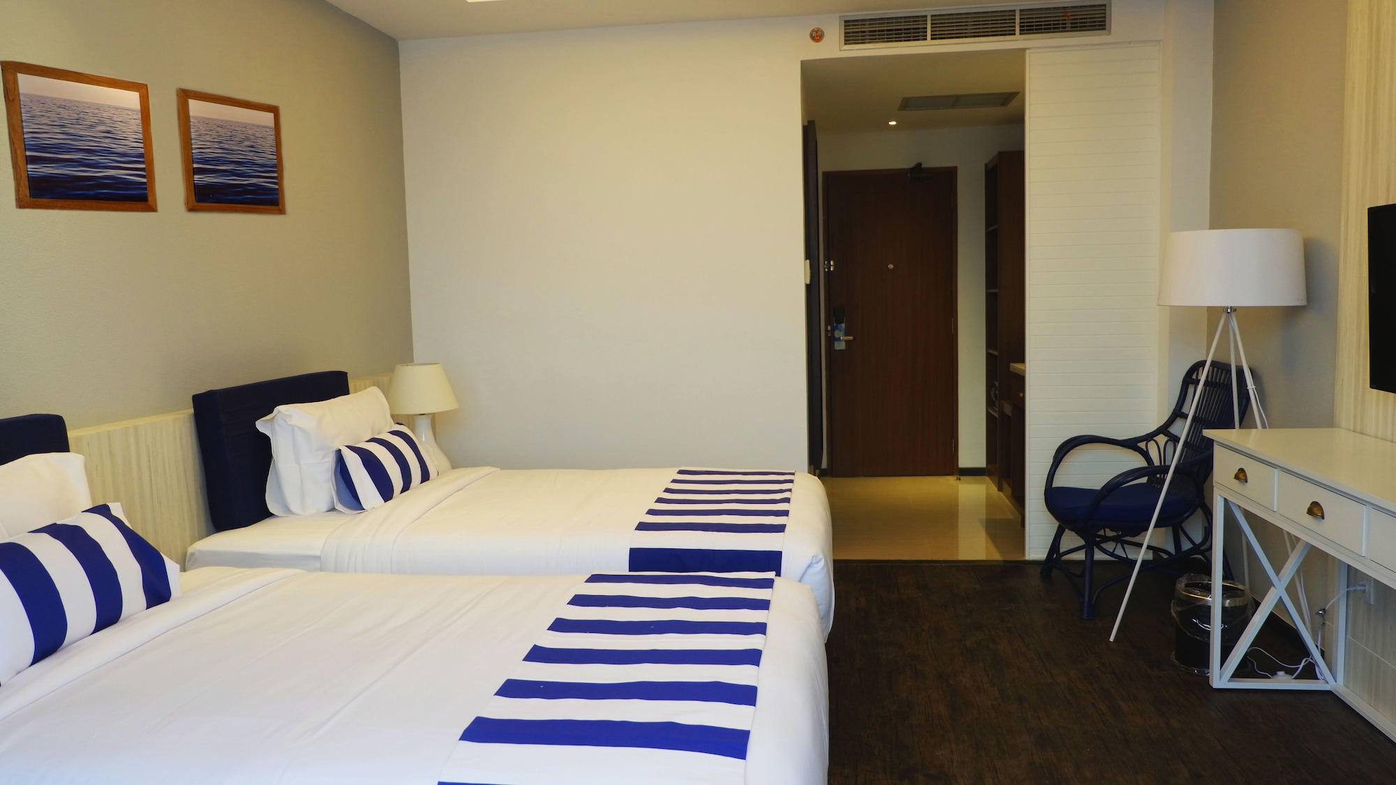 غرفة ديلوكس بسريرين منفصلين بإطلالة على البحر، Swiss Belresort Belitung 7/9